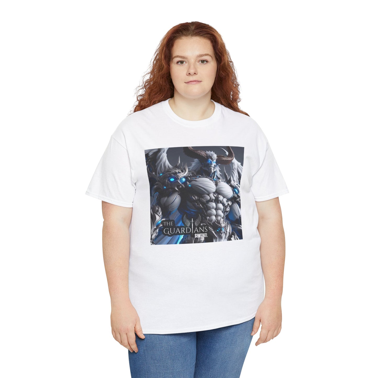 The Guardians Sentinel / Elite Unisex Heavy Cotton Tee (Made with AI)