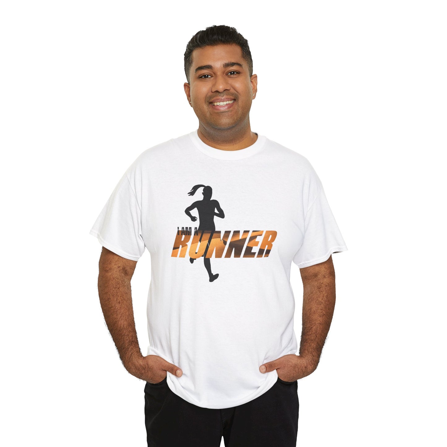 I am a Runner Unisex Heavy Cotton Tee
