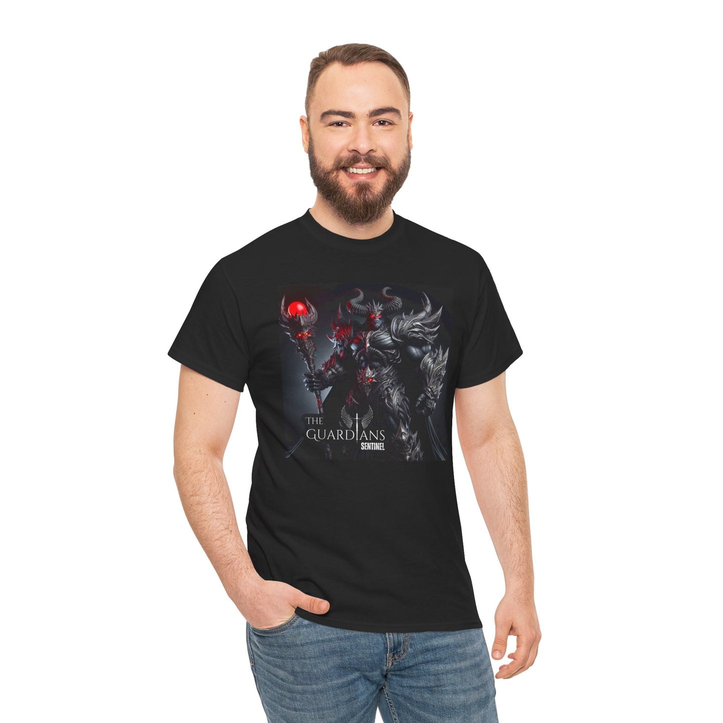 The Guardians Sentinel Unisex Heavy Cotton Tee (Made with AI)