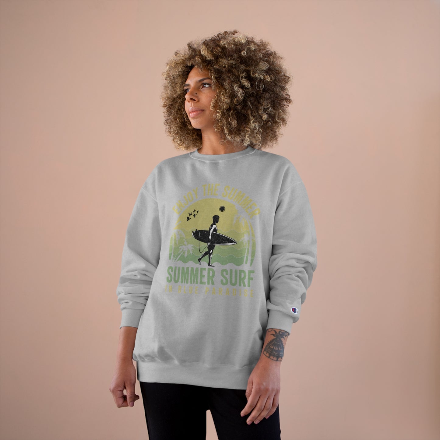 Enjoy the summer / Champion Sweatshirt