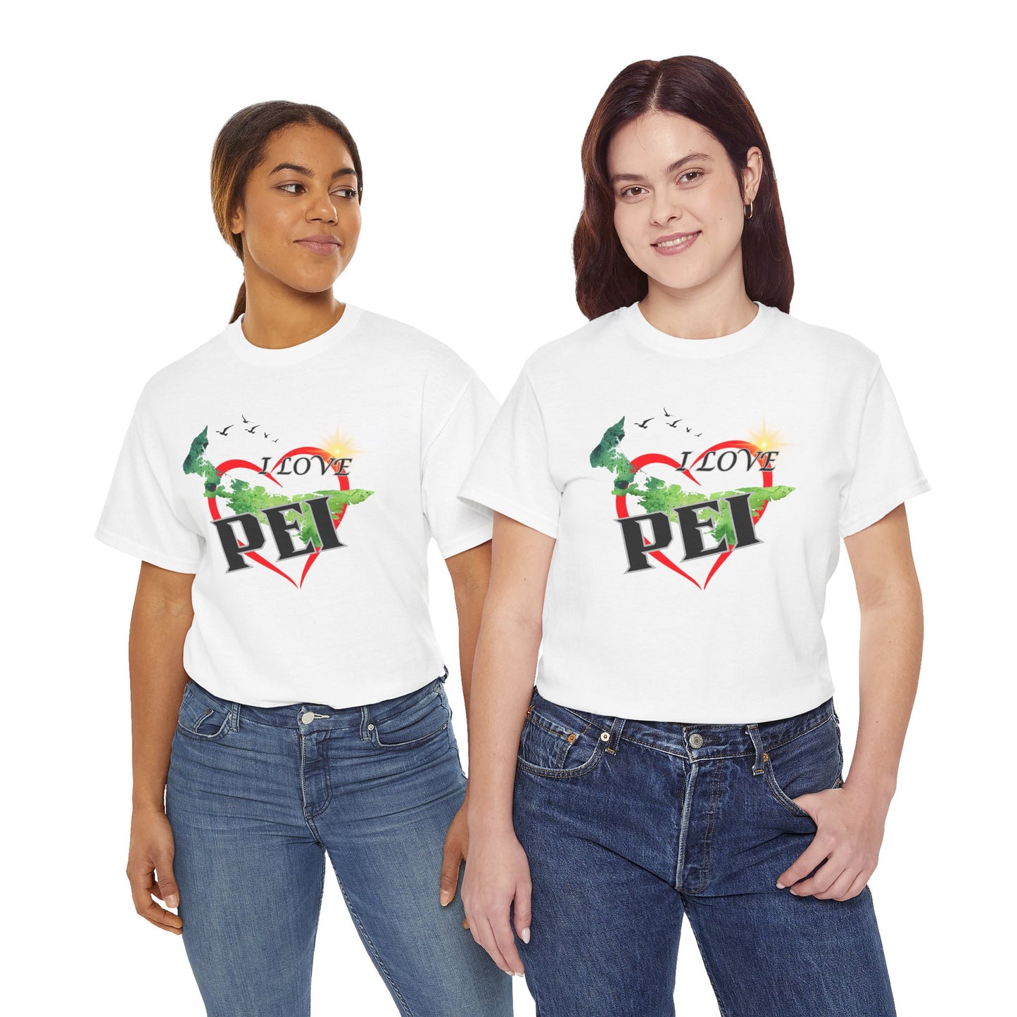 I Love PEI / Canada Unisex Heavy Cotton Tee