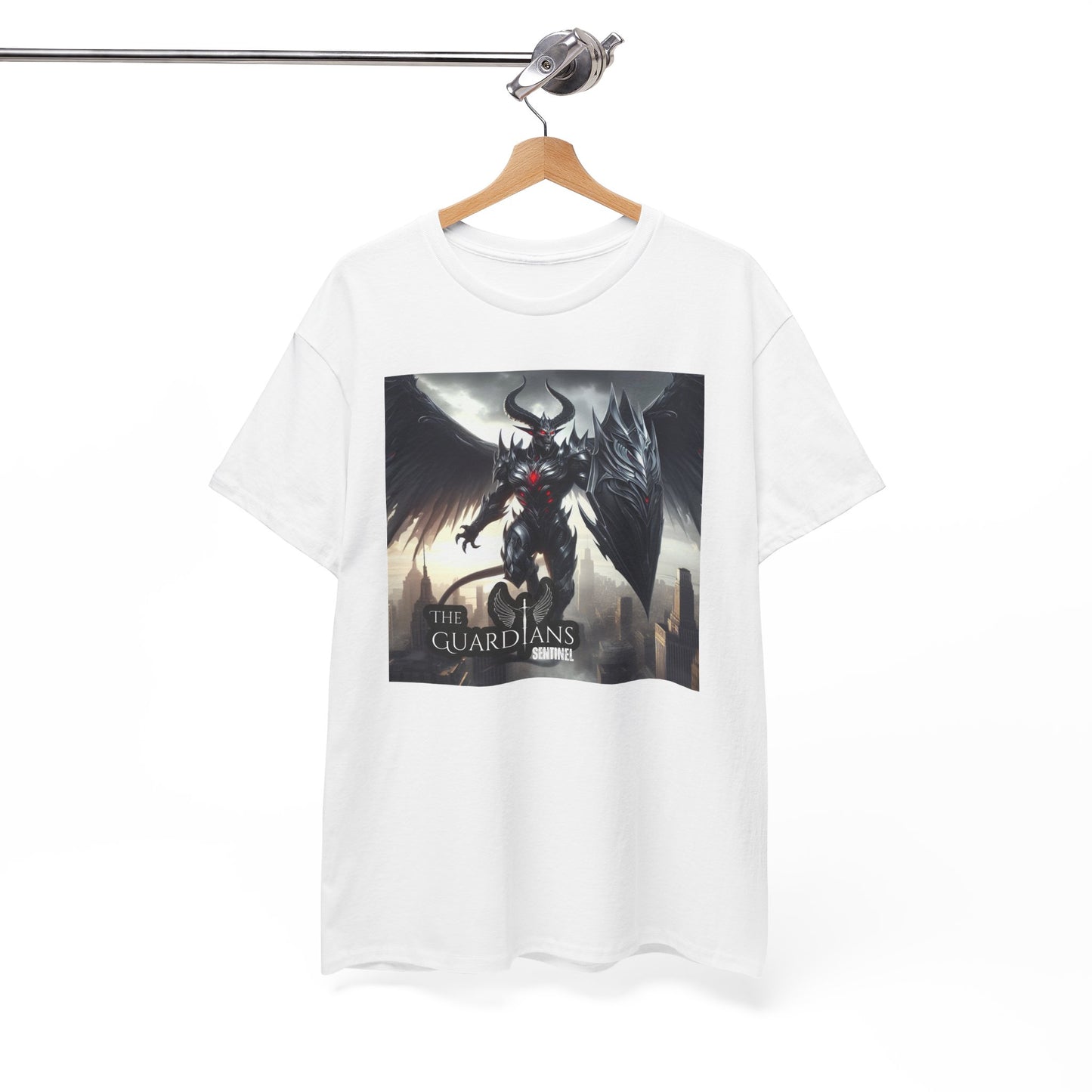 The Guardians Sentinel / Elite Unisex Heavy Cotton Tee (Made with AI)