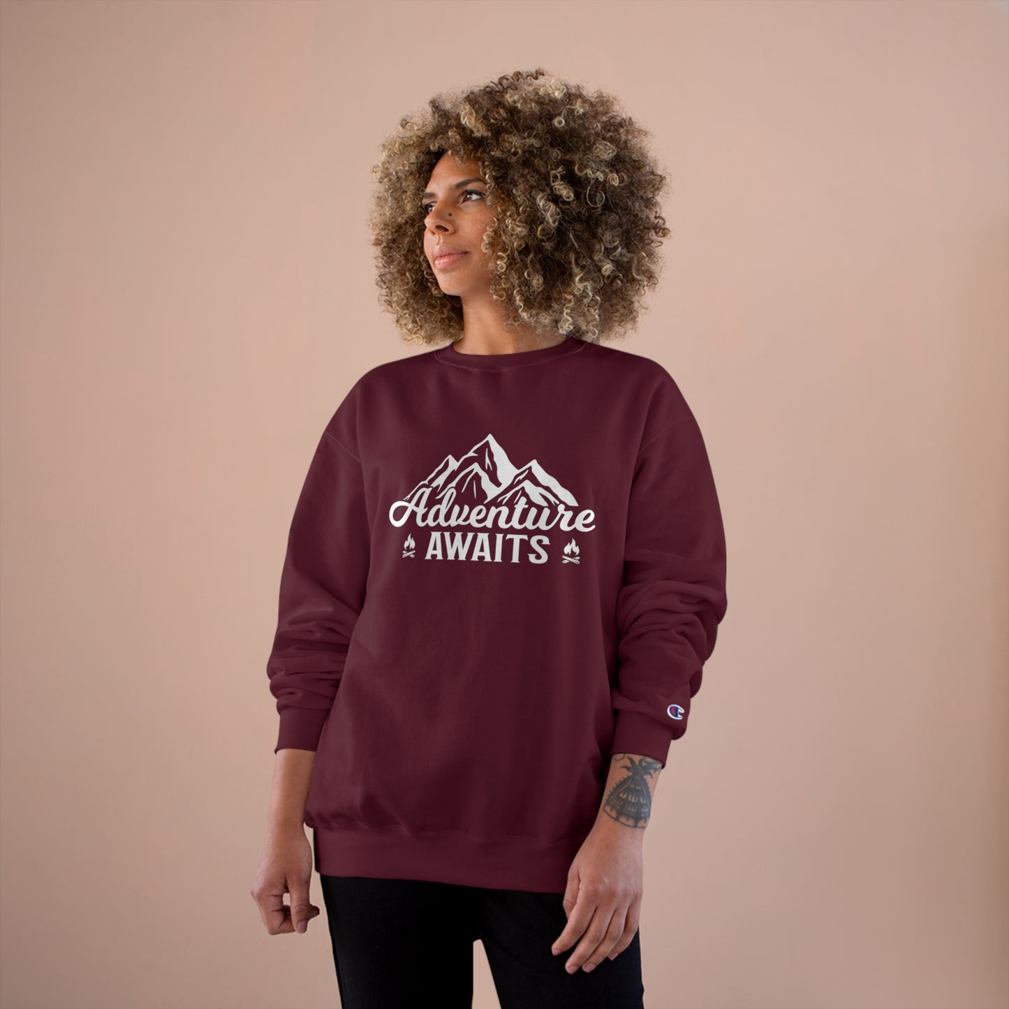 Adventure Awaits / Champion Sweatshirt