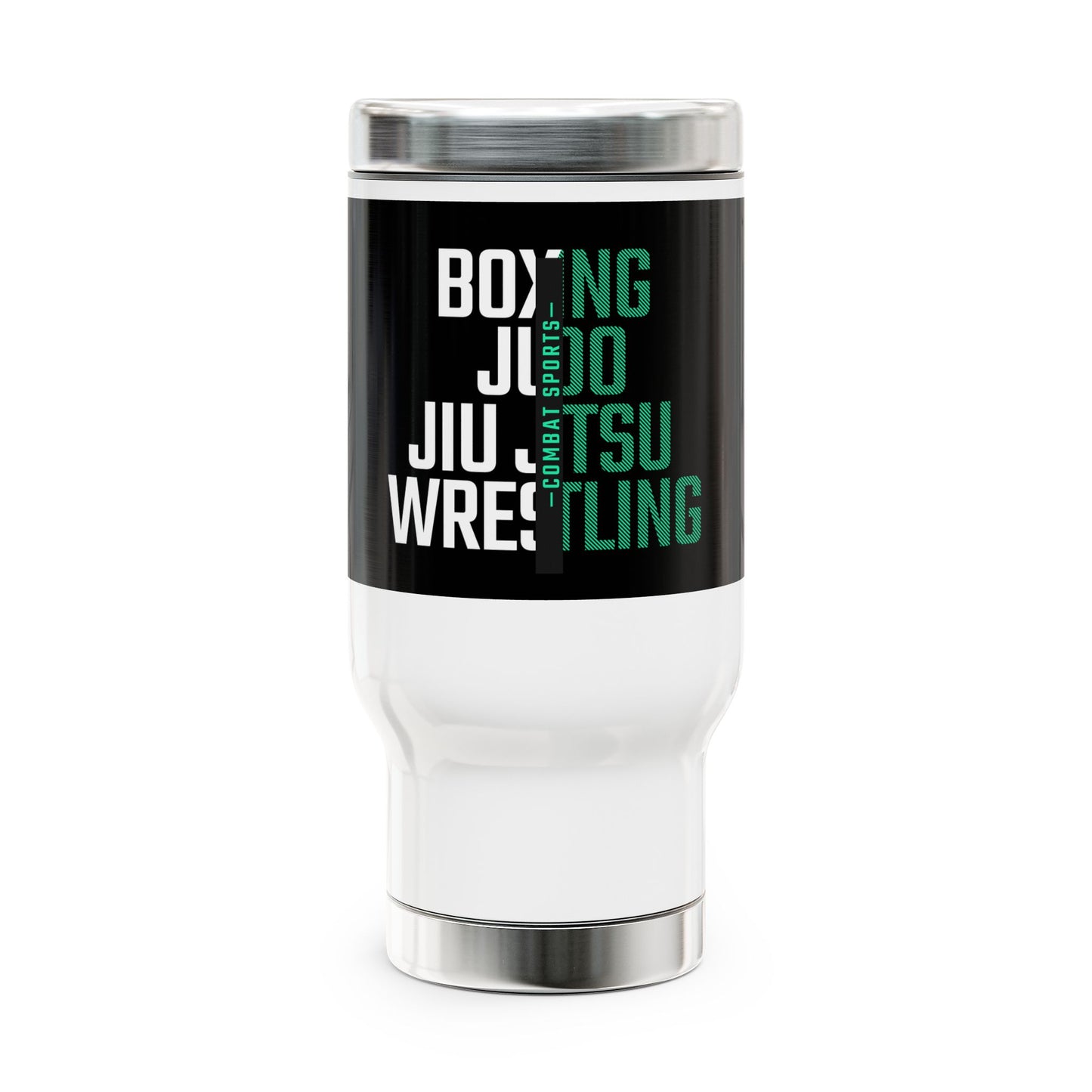 Combat Sports / Stainless Steel Travel Mug with Handle, 14oz