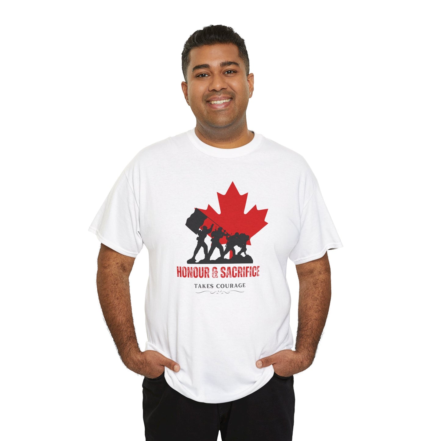 Honour & Sacrifice Takes Courage Unisex Heavy Cotton Tee