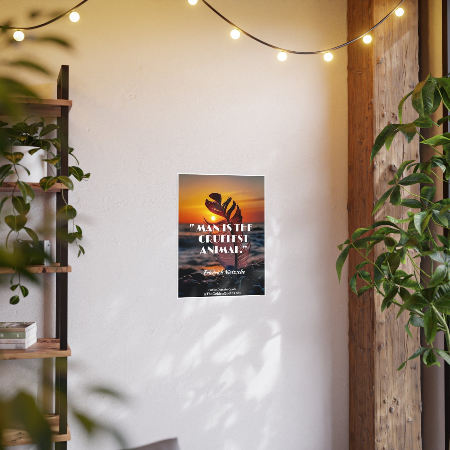 Man is the cruelest animal / Photo Art Paper Posters