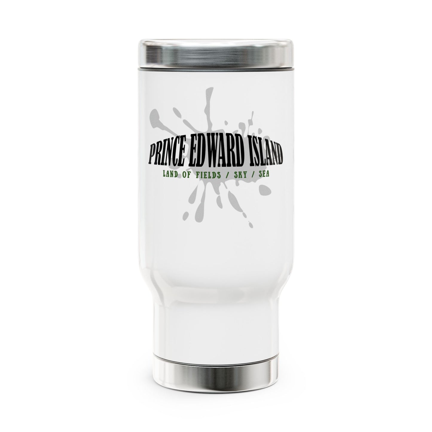 Prince Edward Island / Stainless Steel Travel Mug with Handle, 14oz