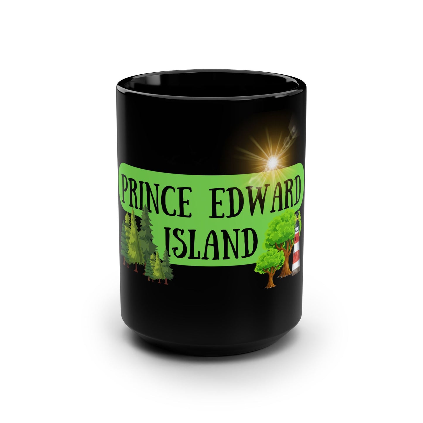 Prince Edward Island / Black Mug, 15oz