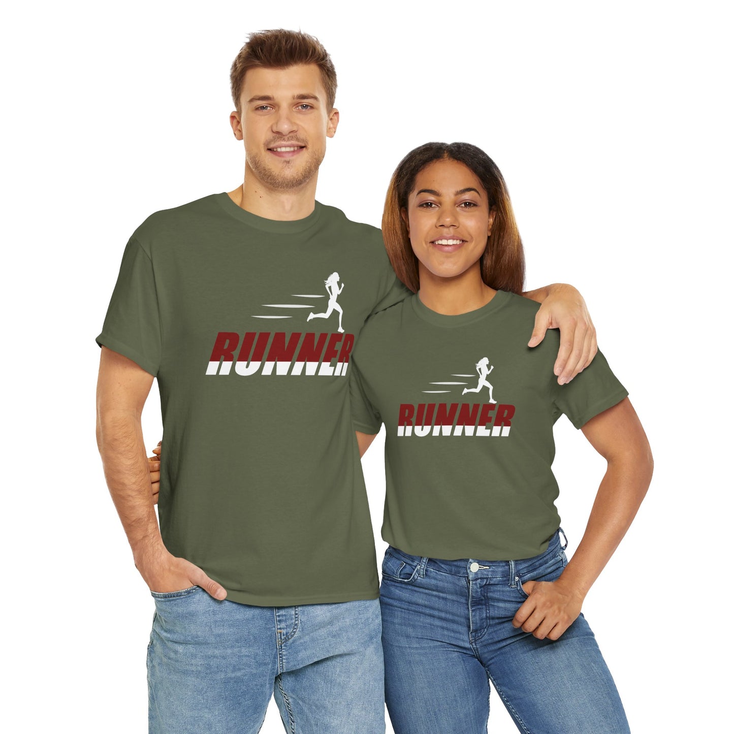 I am a Runner Unisex Heavy Cotton Tee