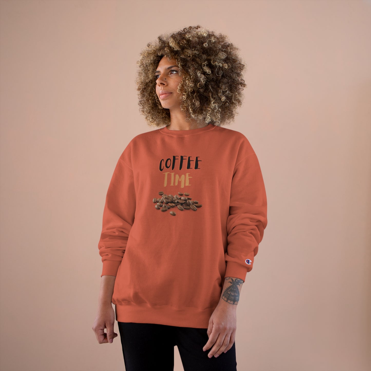 Coffee Time / Champion Sweatshirt