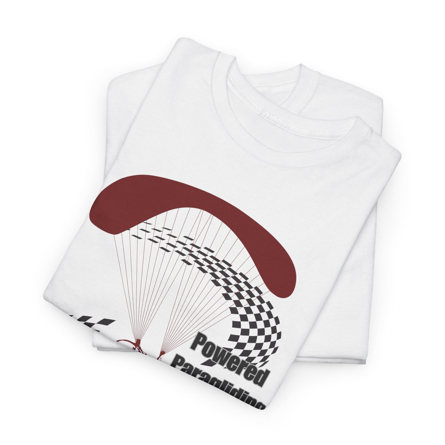 Powered Paragliding Unisex Heavy Cotton Tee