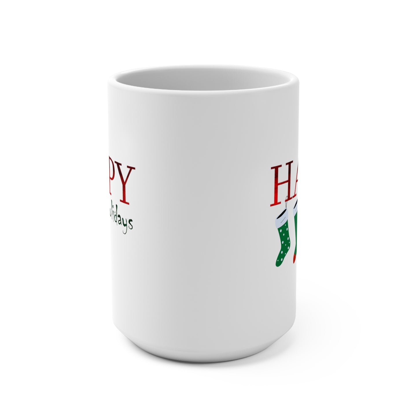 Happy Holidays / Mug 15oz white