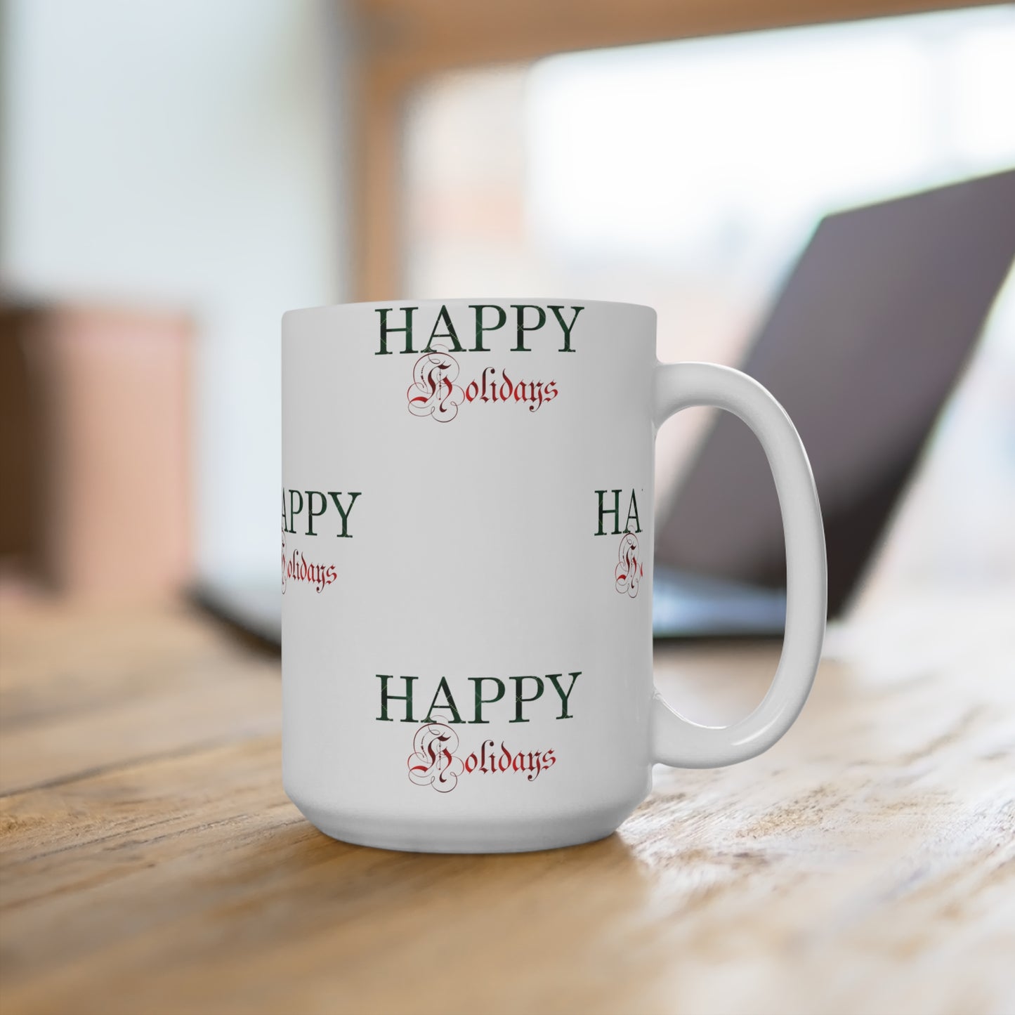 Happy Holidays / Mug 15oz white
