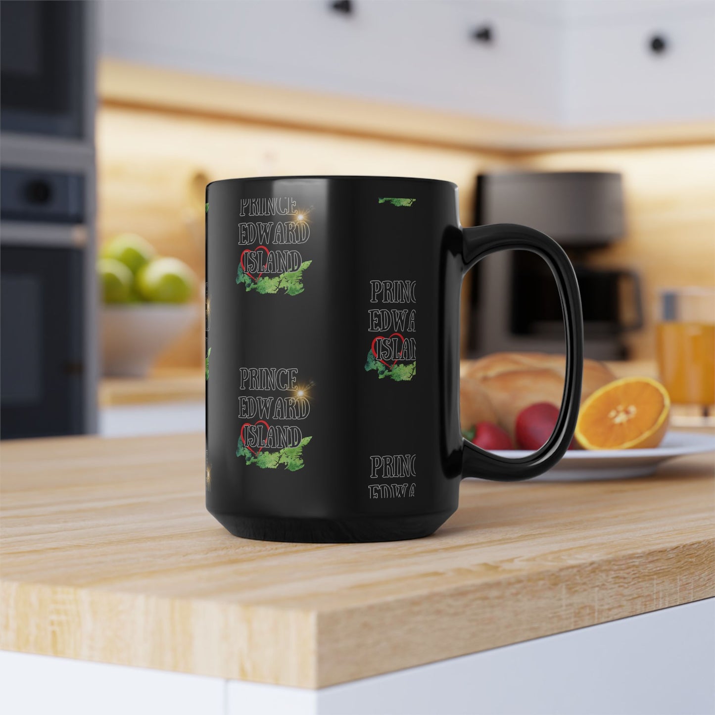 Prince Edward Island / Black Mug, 15oz