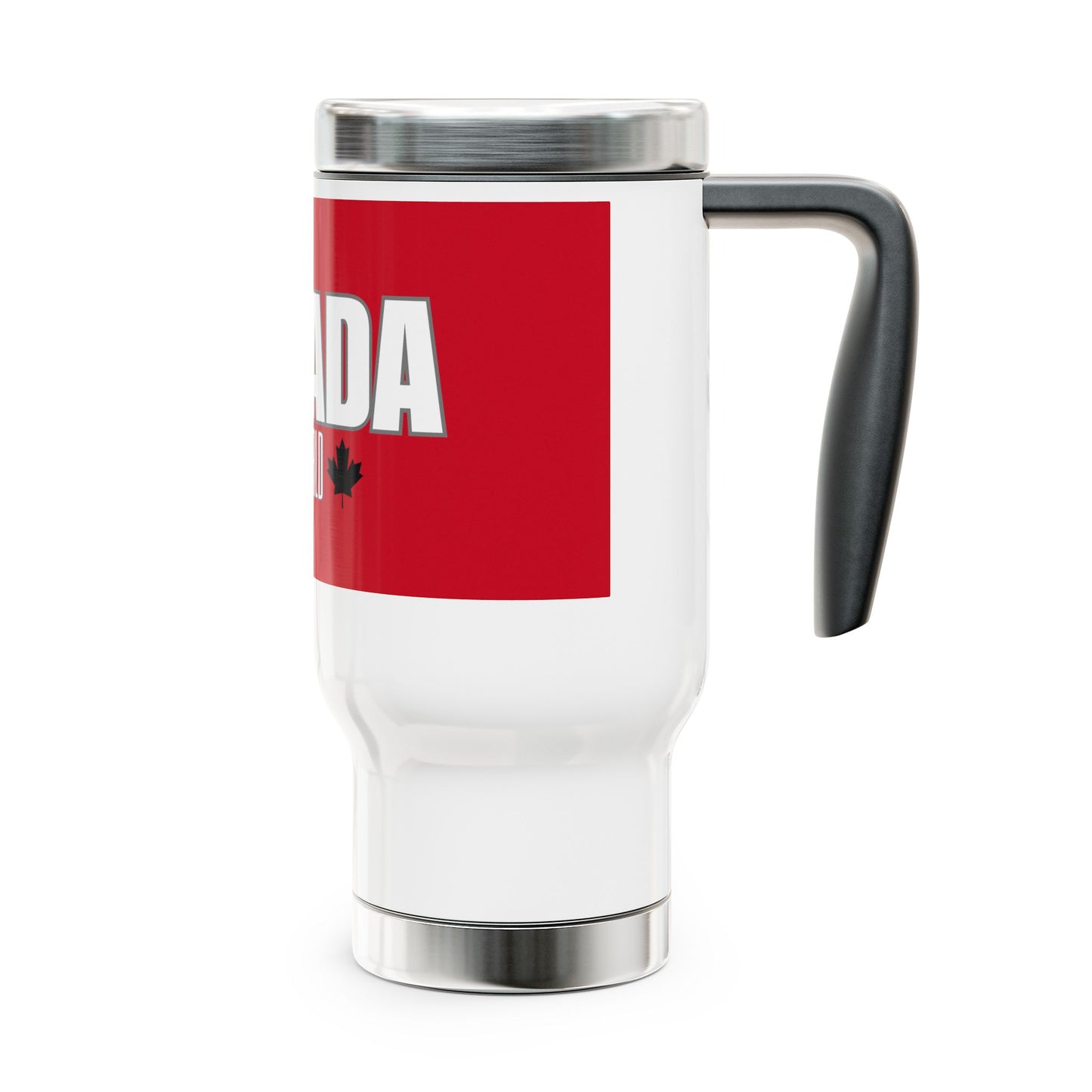 Canada / Best country in the world / Stainless Steel Travel Mug with Handle, 14oz