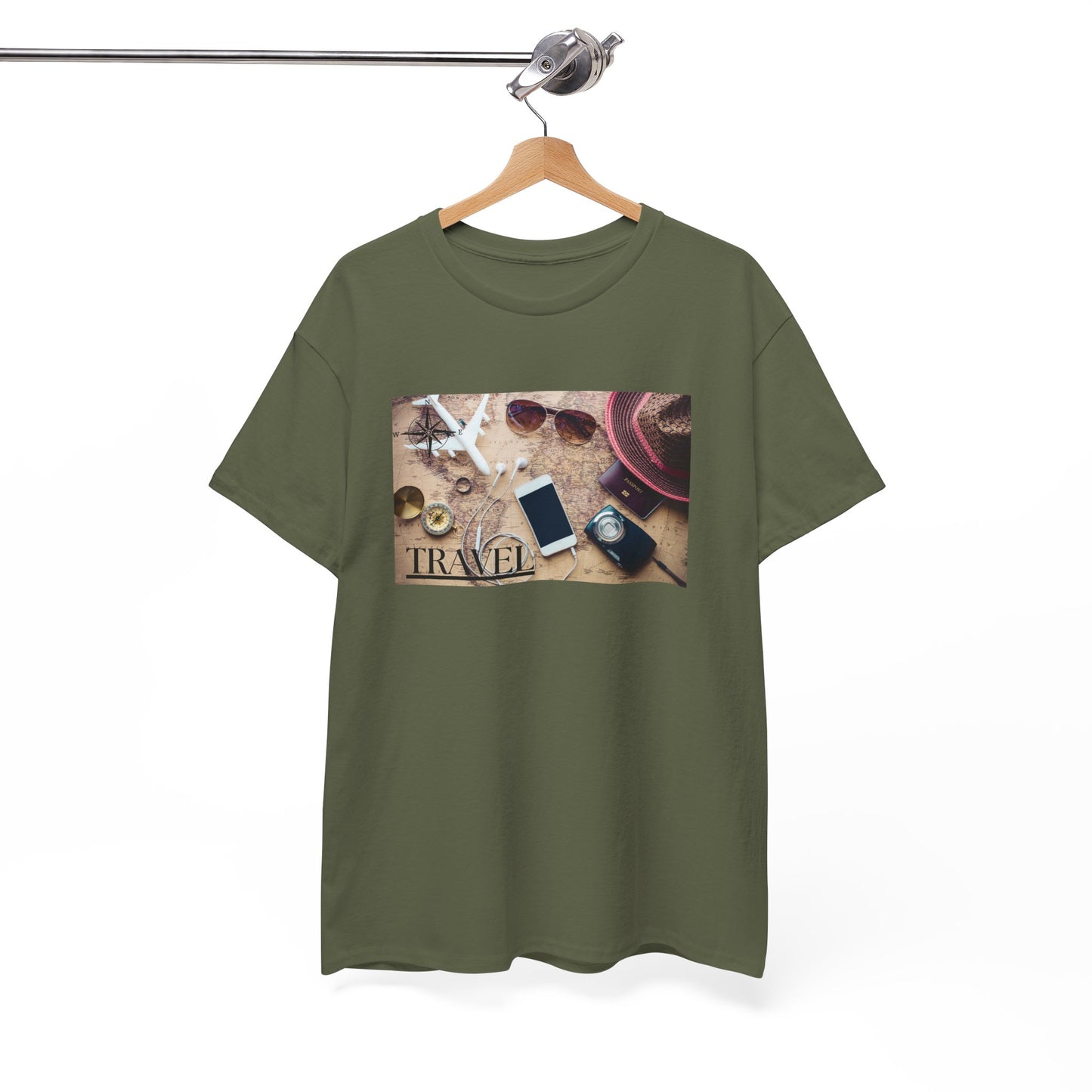 Travel Unisex Heavy Cotton Tee