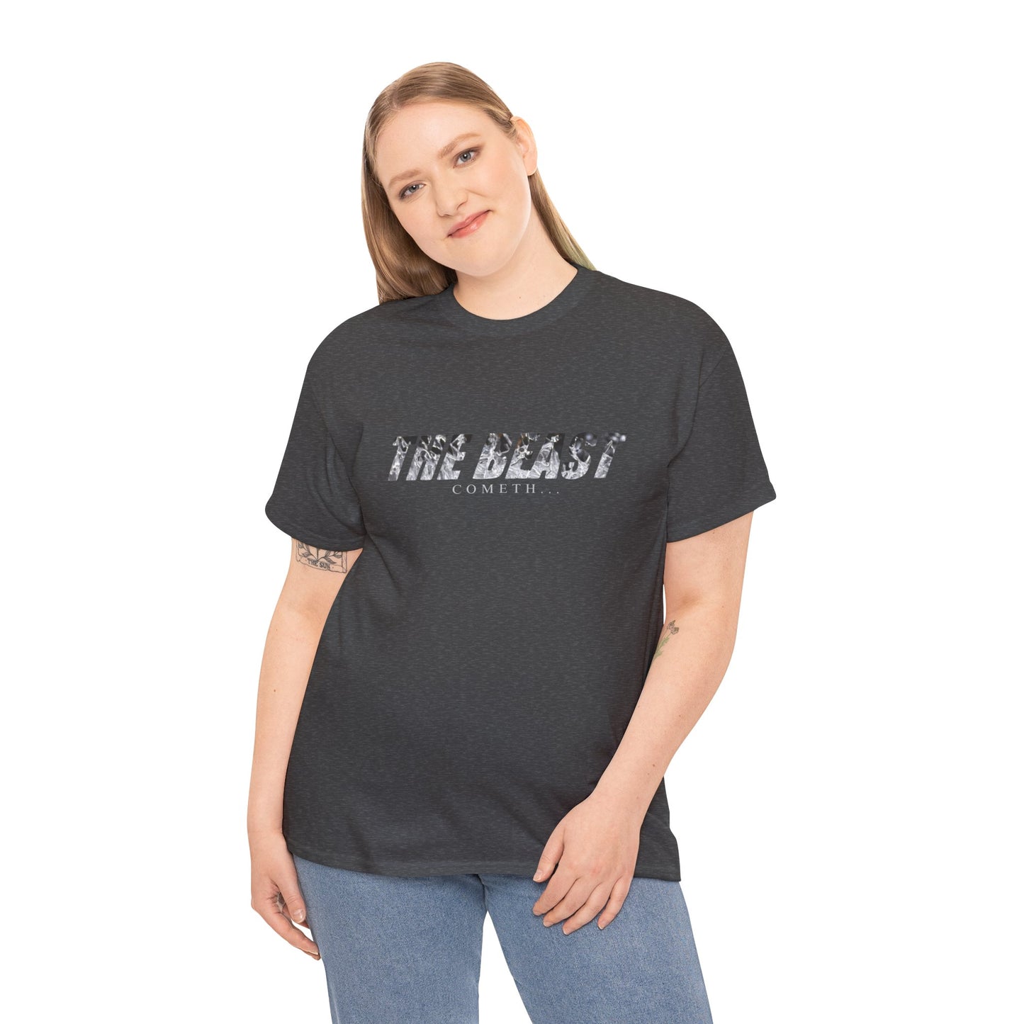 The beast cometh Unisex Heavy Cotton Tee