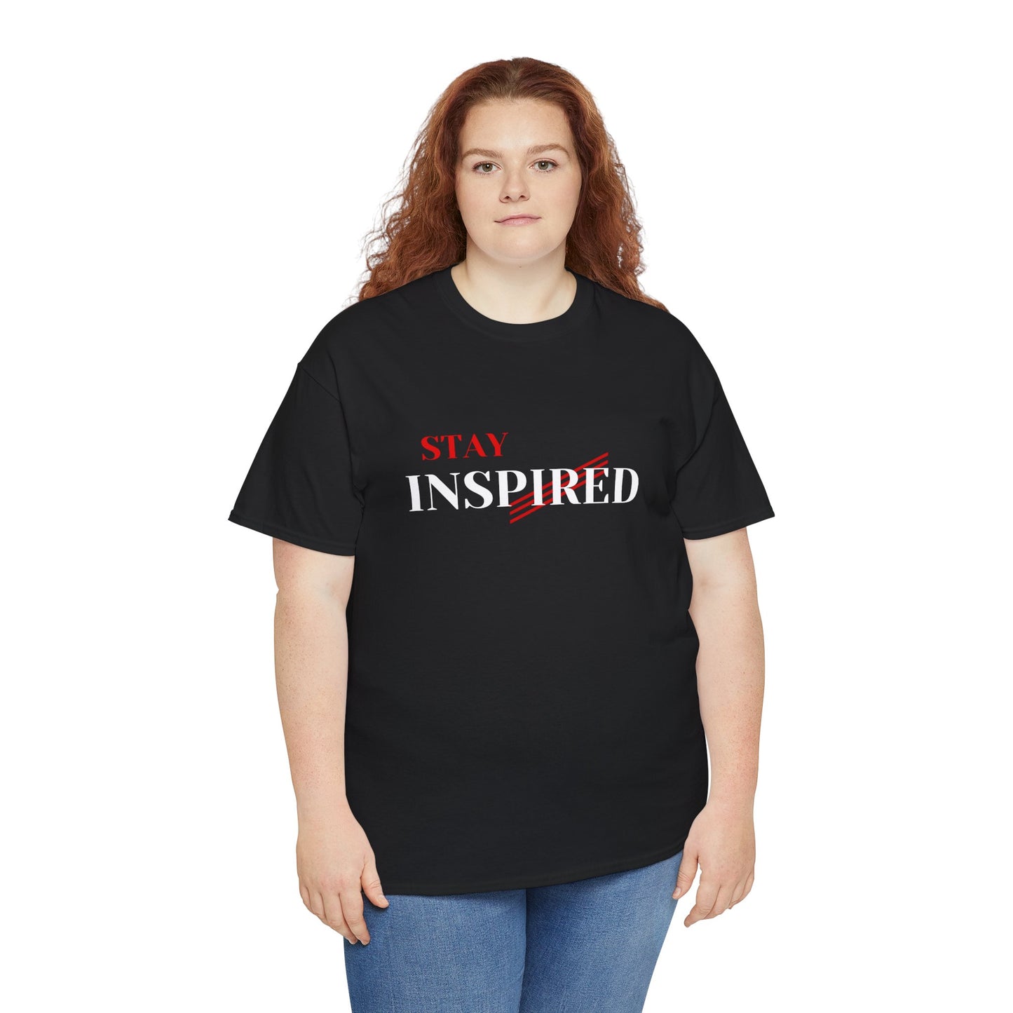 Stay Inspired Unisex Heavy Cotton Tee