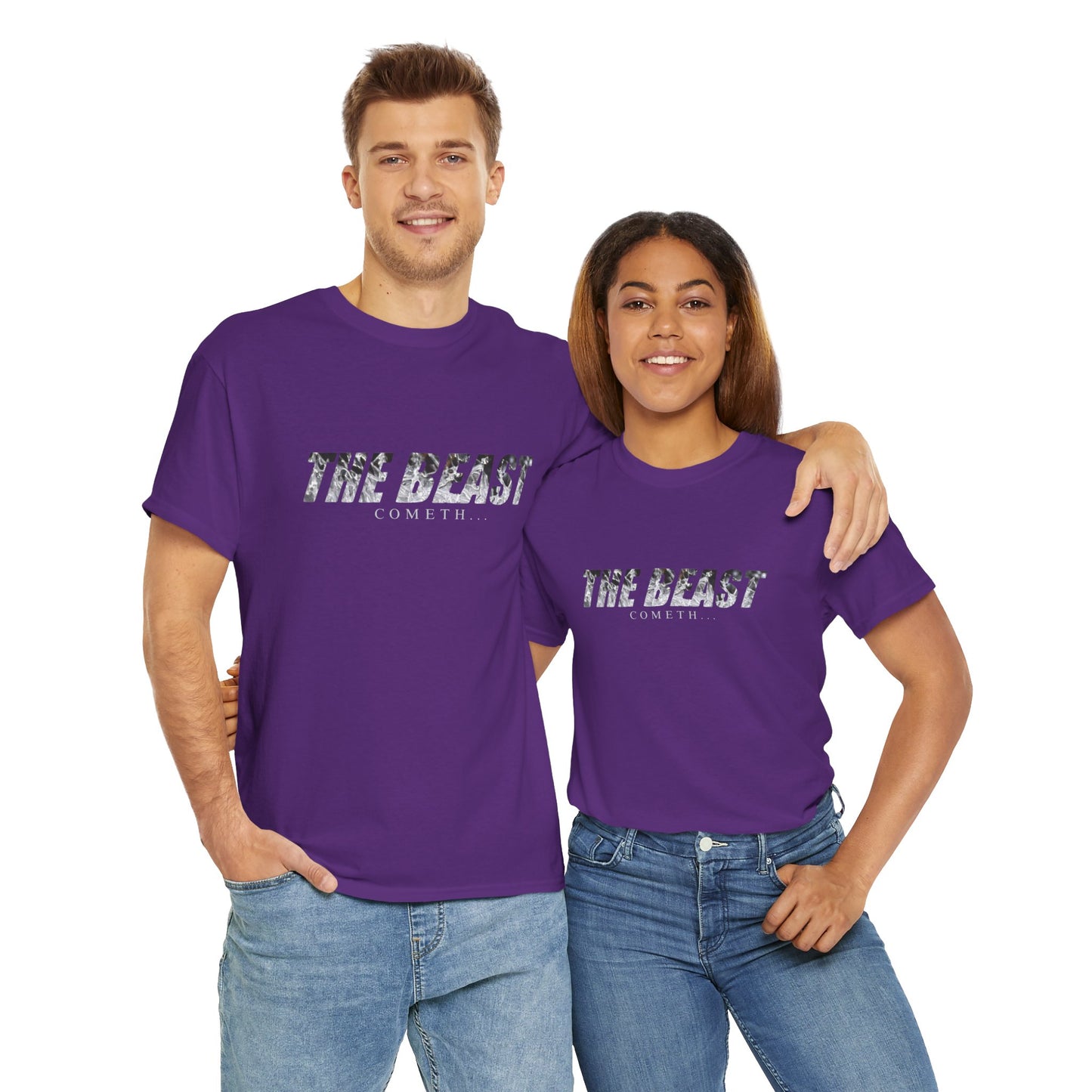 The beast cometh Unisex Heavy Cotton Tee