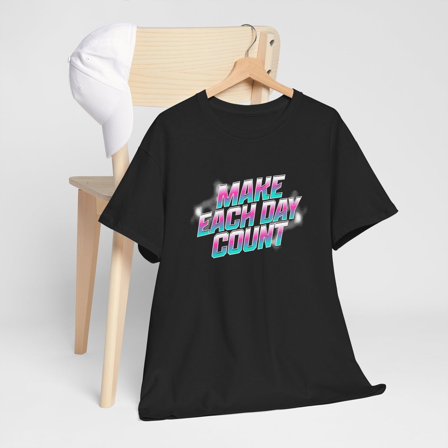 Make Each Day Count / Unisex Heavy Cotton Tee