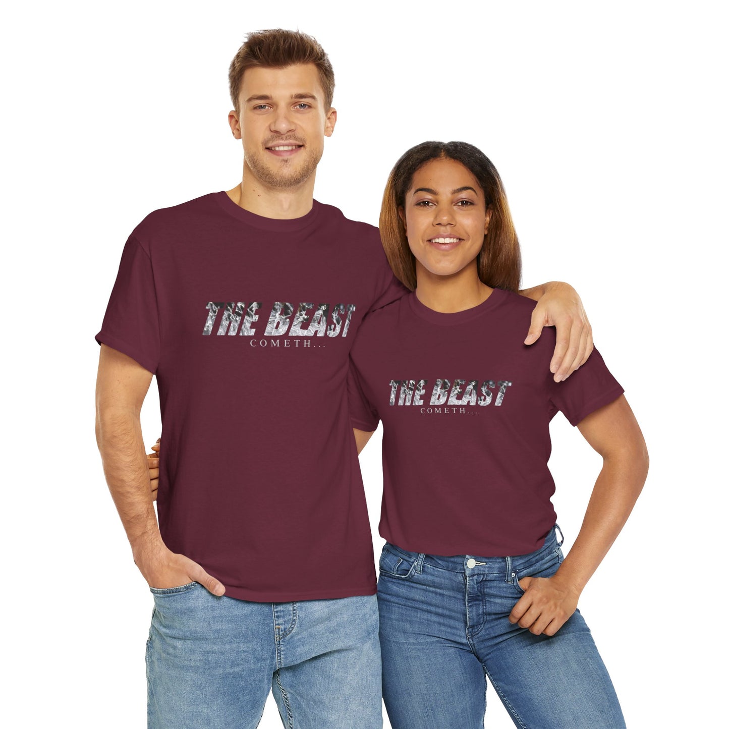 The beast cometh Unisex Heavy Cotton Tee