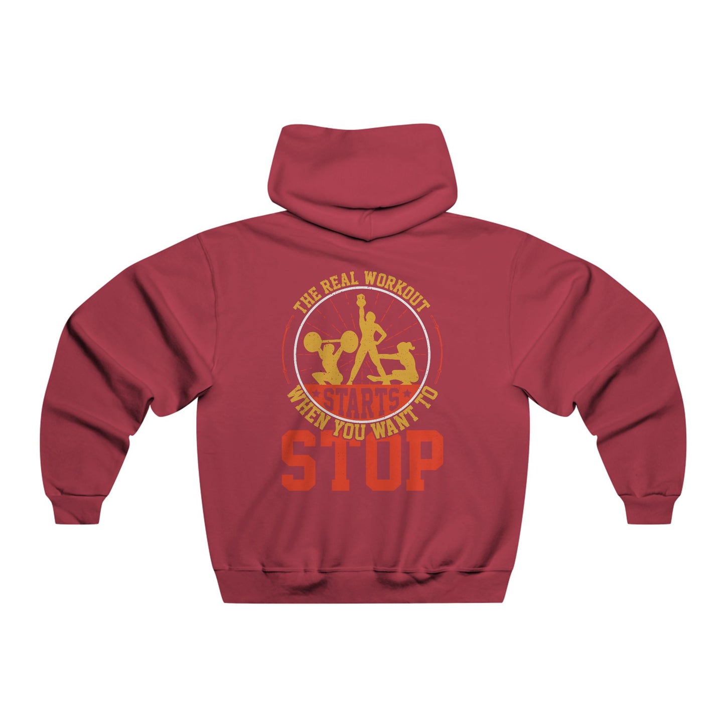 The real workout starts when... / Men's NUBLEND® Hooded Sweatshirt