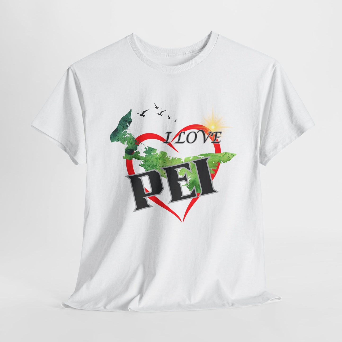 I Love PEI / Canada Unisex Heavy Cotton Tee