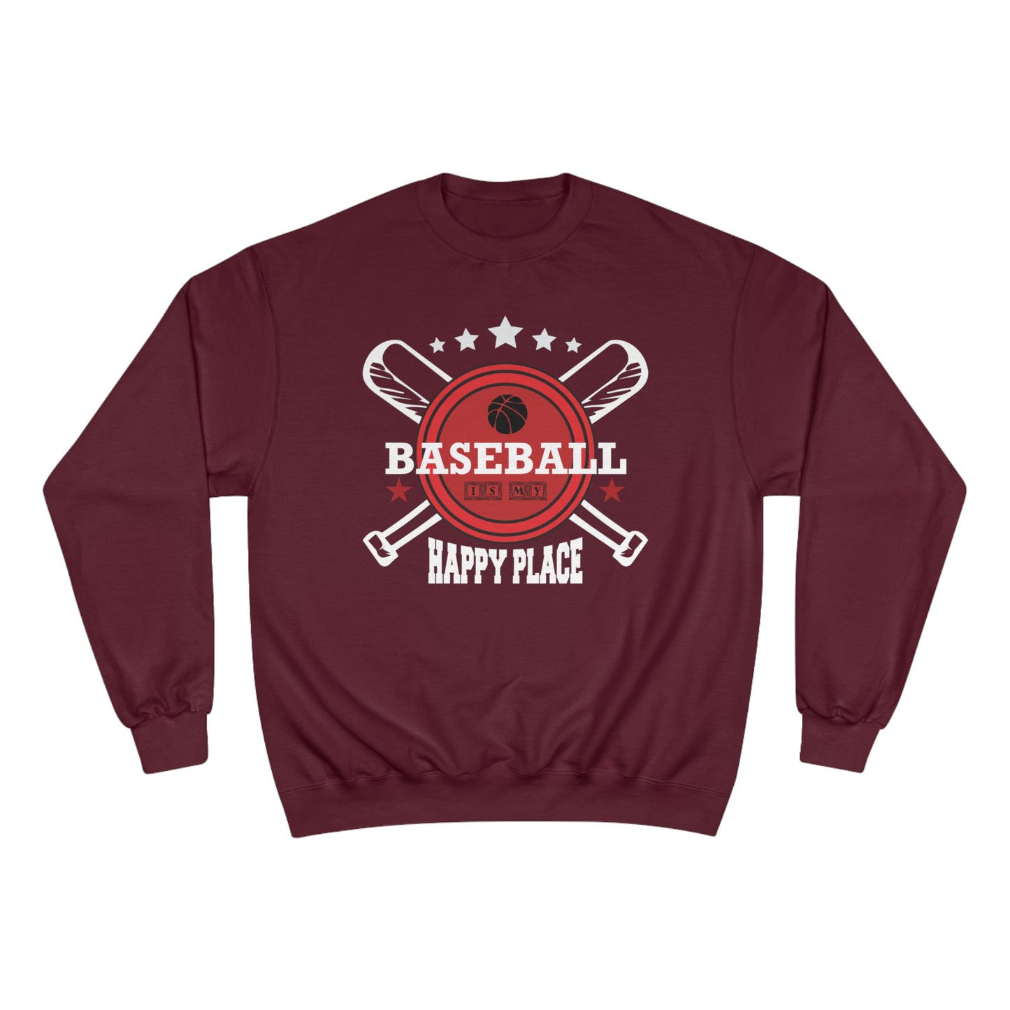 Baseball is my Happy Place / Champion Sweatshirt