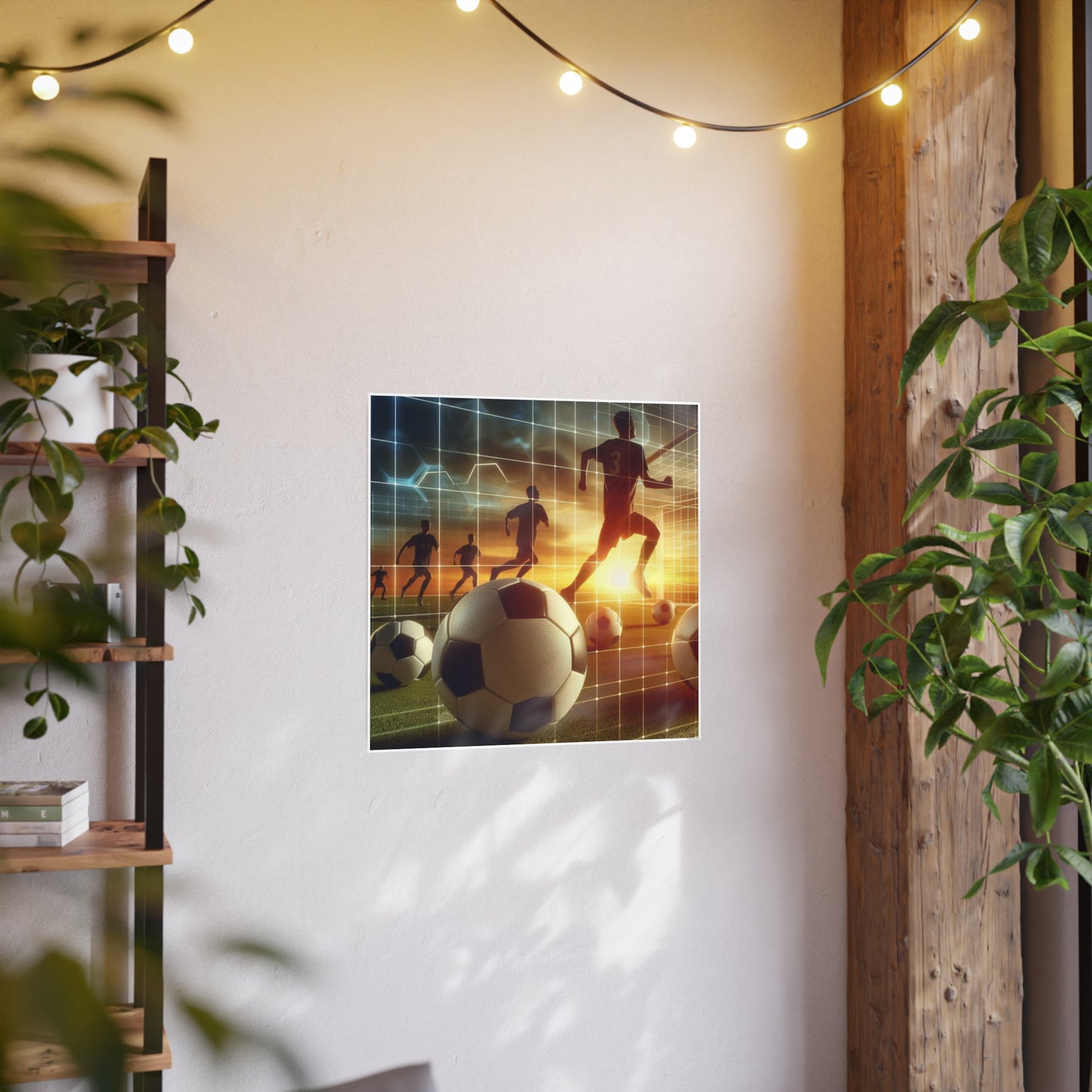Soccer (AI created) / Photo Art Paper Posters