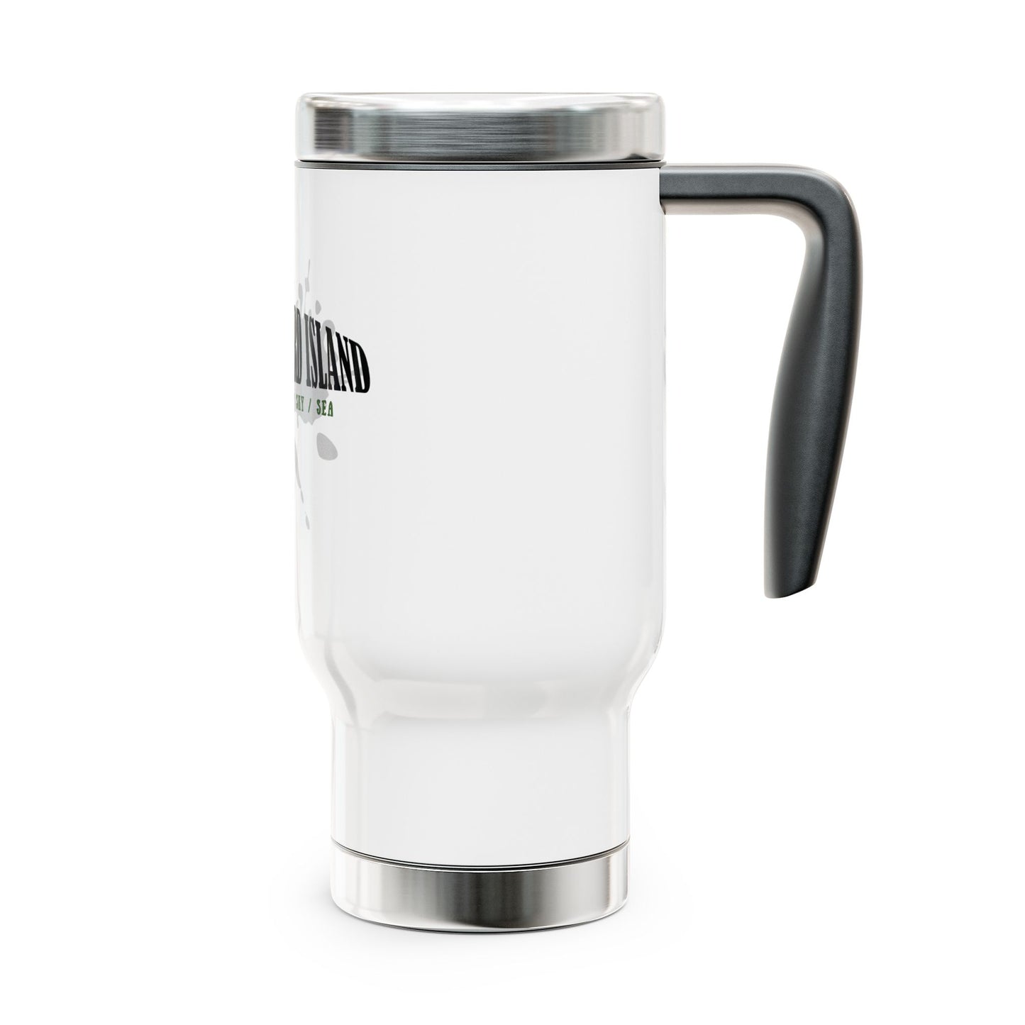 Prince Edward Island / Stainless Steel Travel Mug with Handle, 14oz
