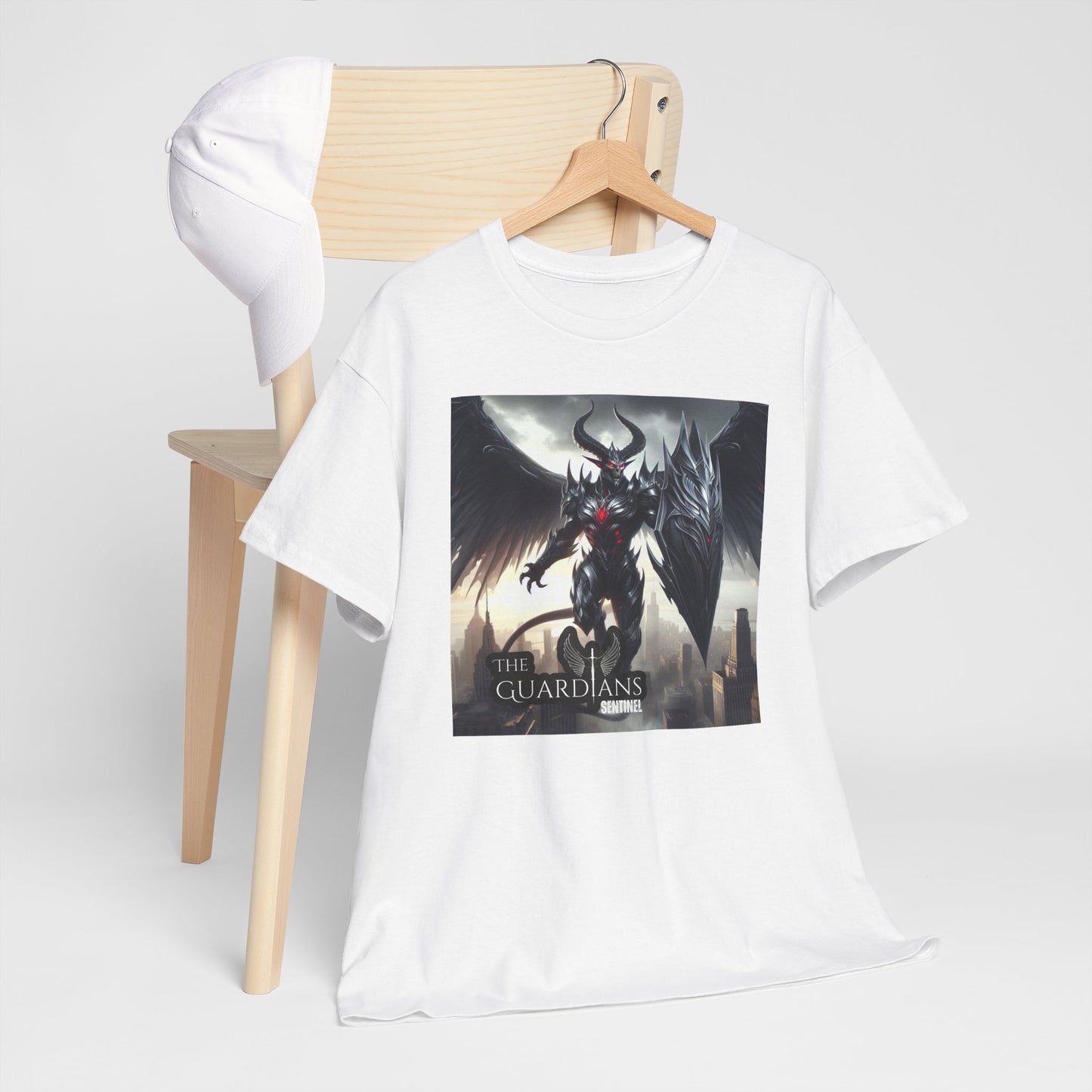 The Guardians Sentinel / Elite Unisex Heavy Cotton Tee (Made with AI)