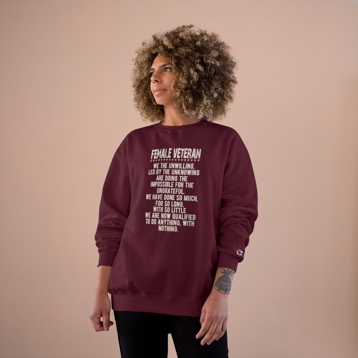 Female Veteran / Champion Sweatshirt