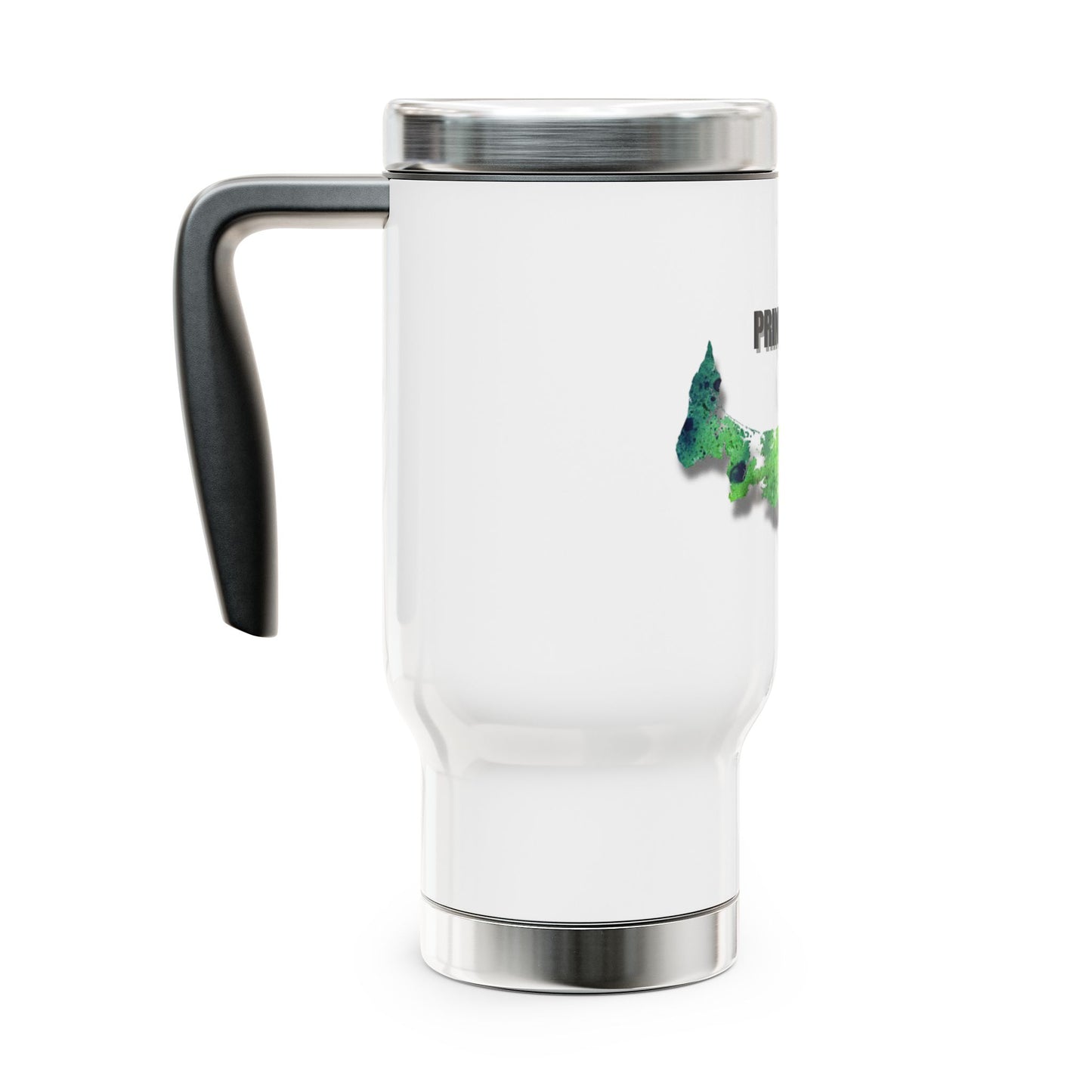 Prince Edward Island / Stainless Steel Travel Mug with Handle, 14oz
