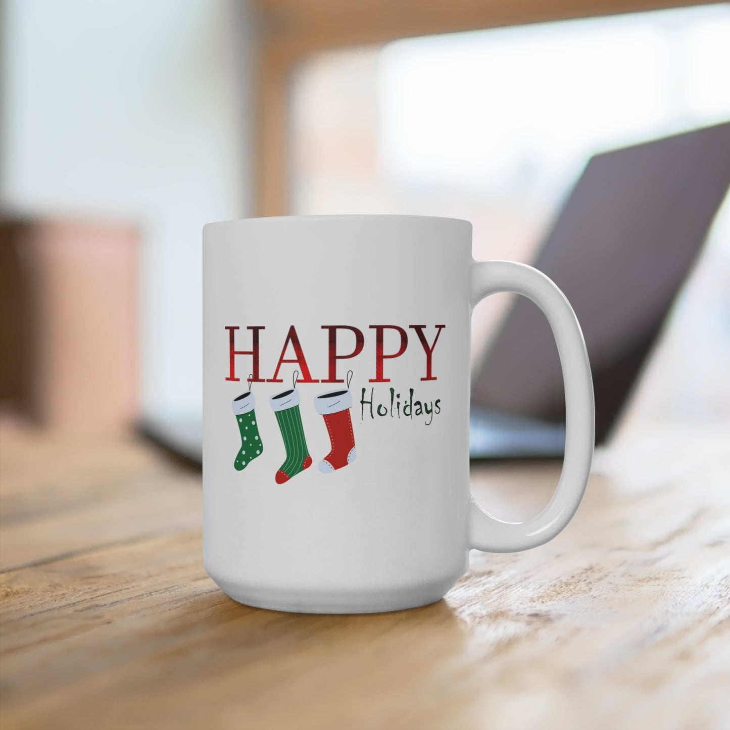 Happy Holidays / Mug 15oz white