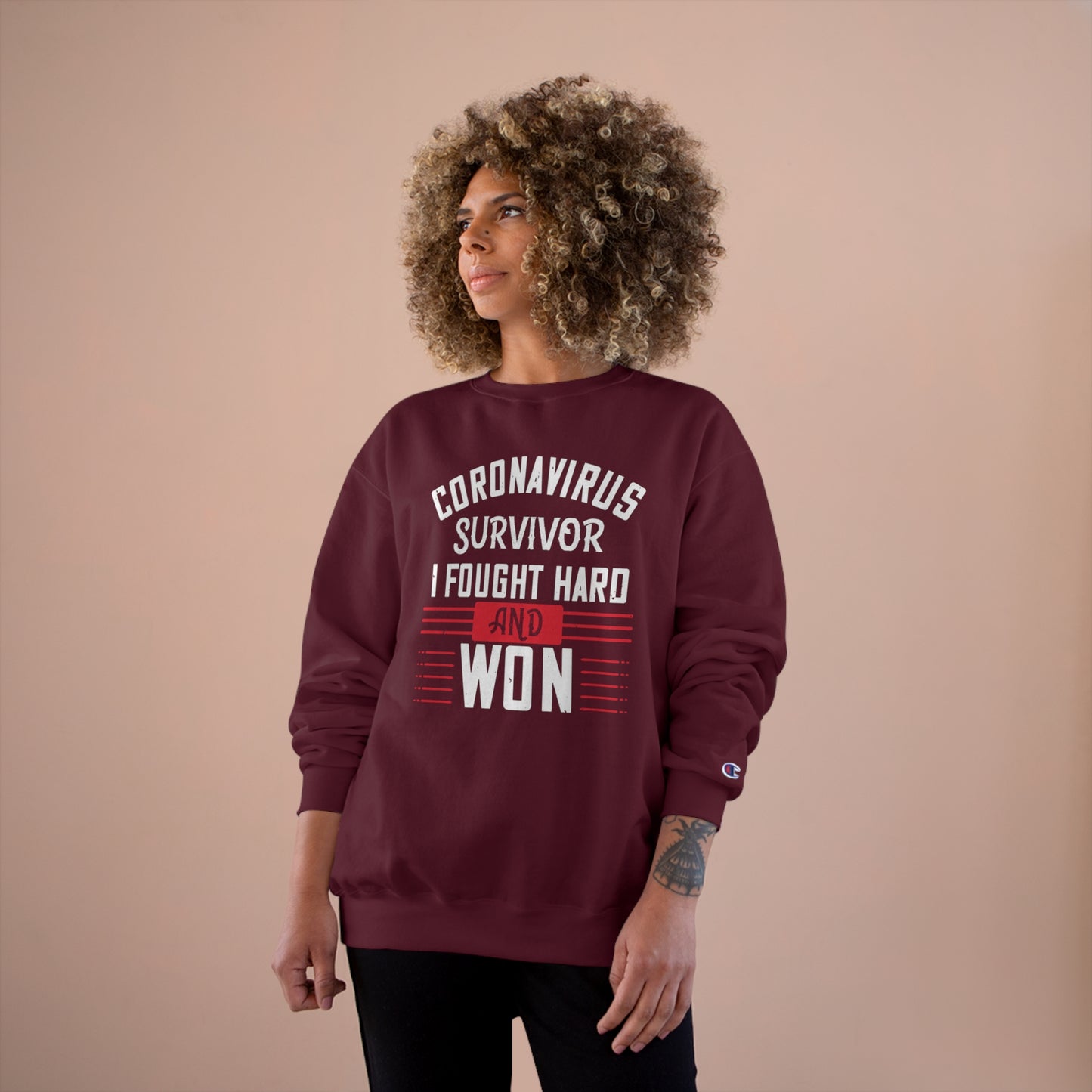 Corona Virus Survivor / Champion Sweatshirt