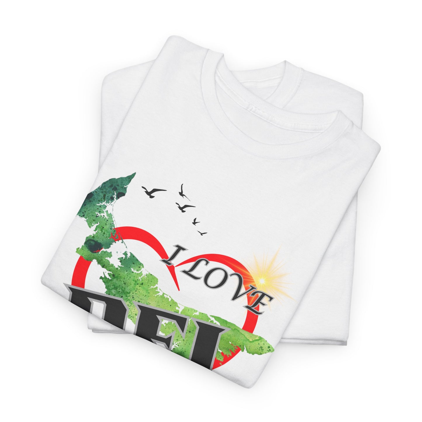 I Love PEI / Canada Unisex Heavy Cotton Tee