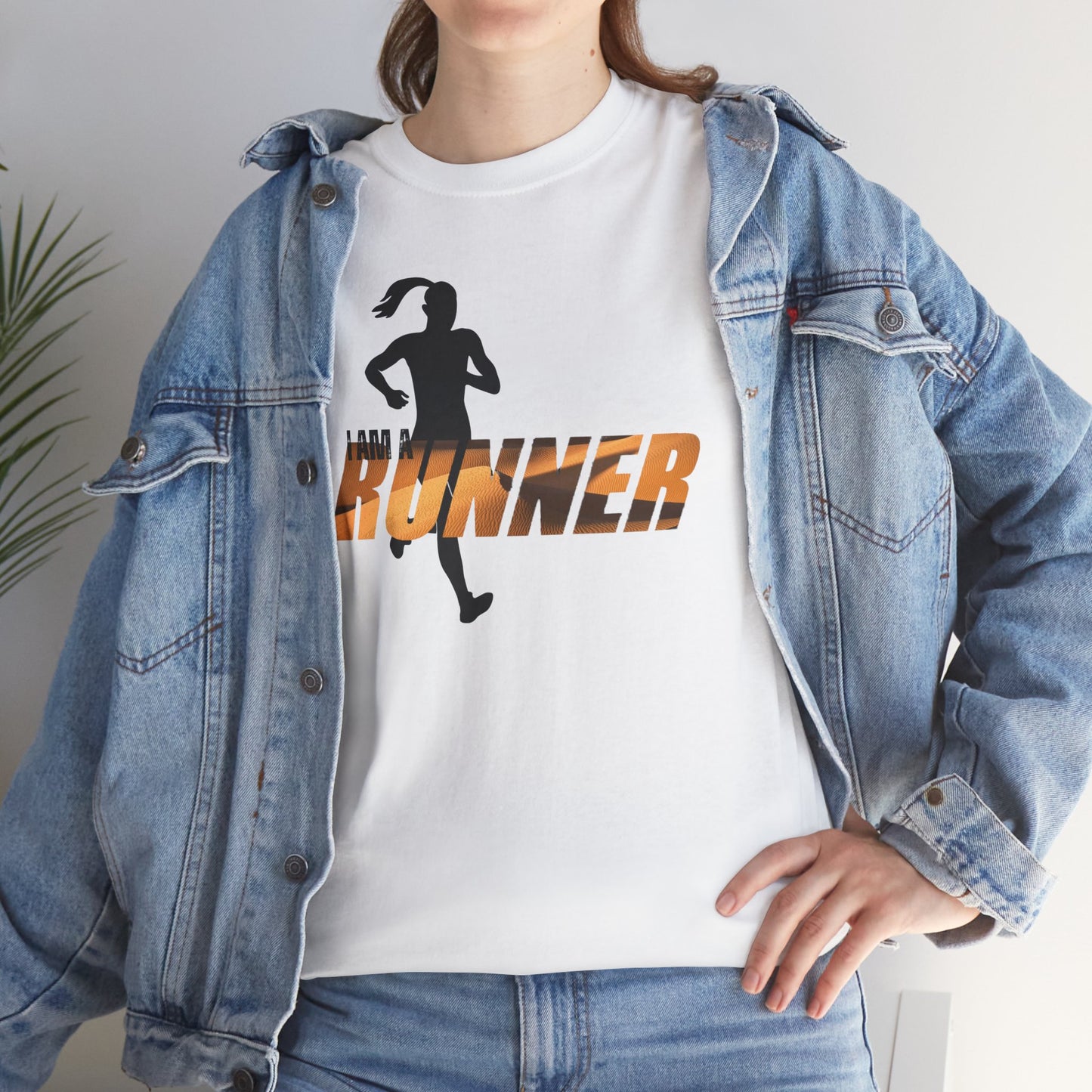 I am a Runner Unisex Heavy Cotton Tee
