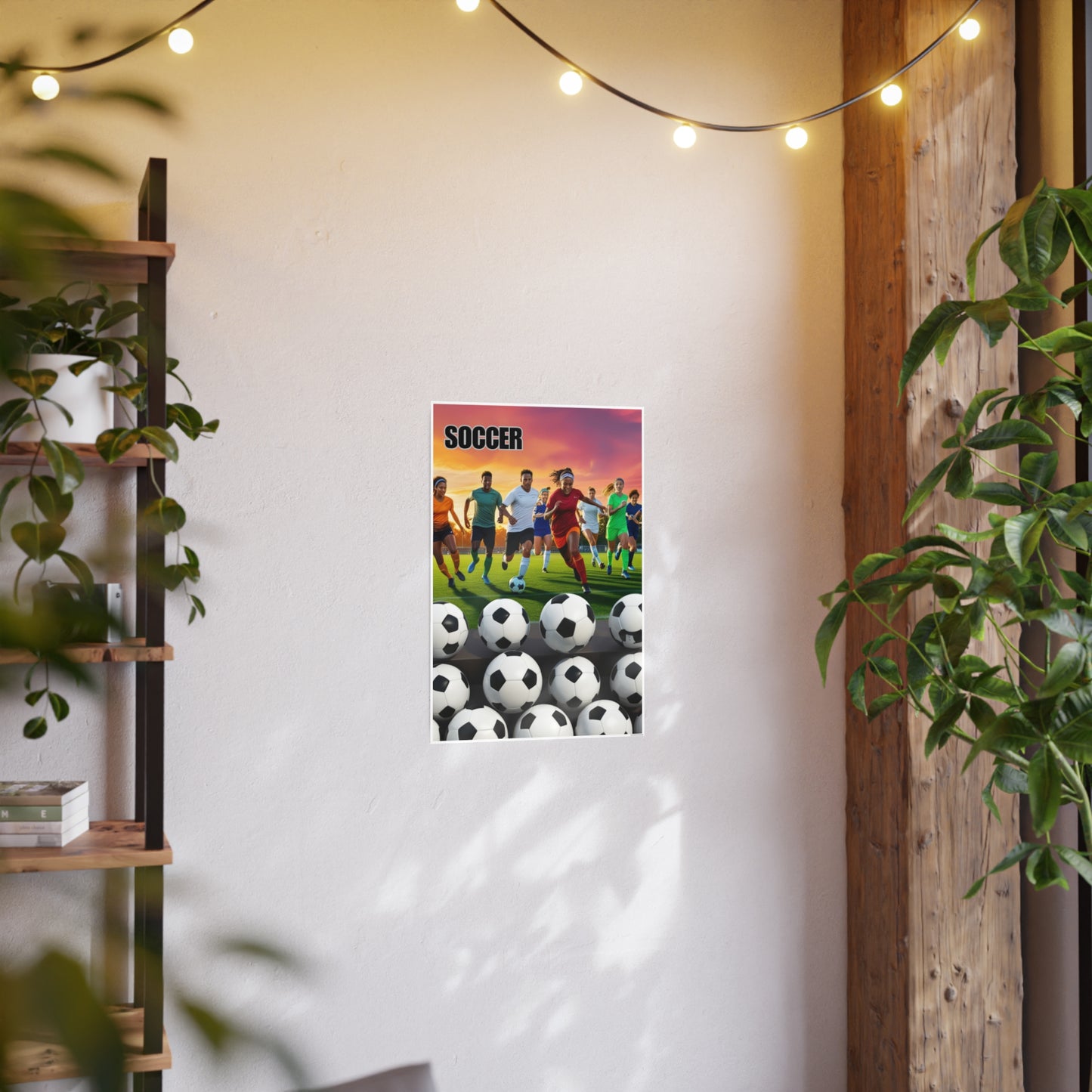 Soccer 2 (AI created) / Photo Art Paper Posters