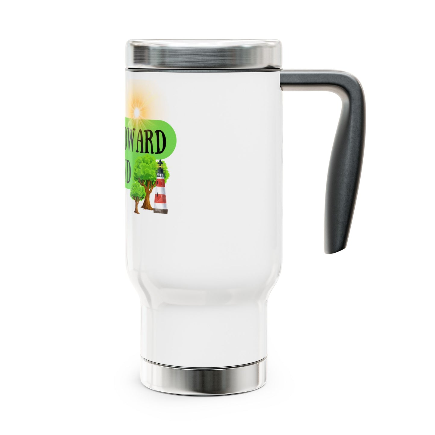 Prince Edward Island / Stainless Steel Travel Mug with Handle, 14oz