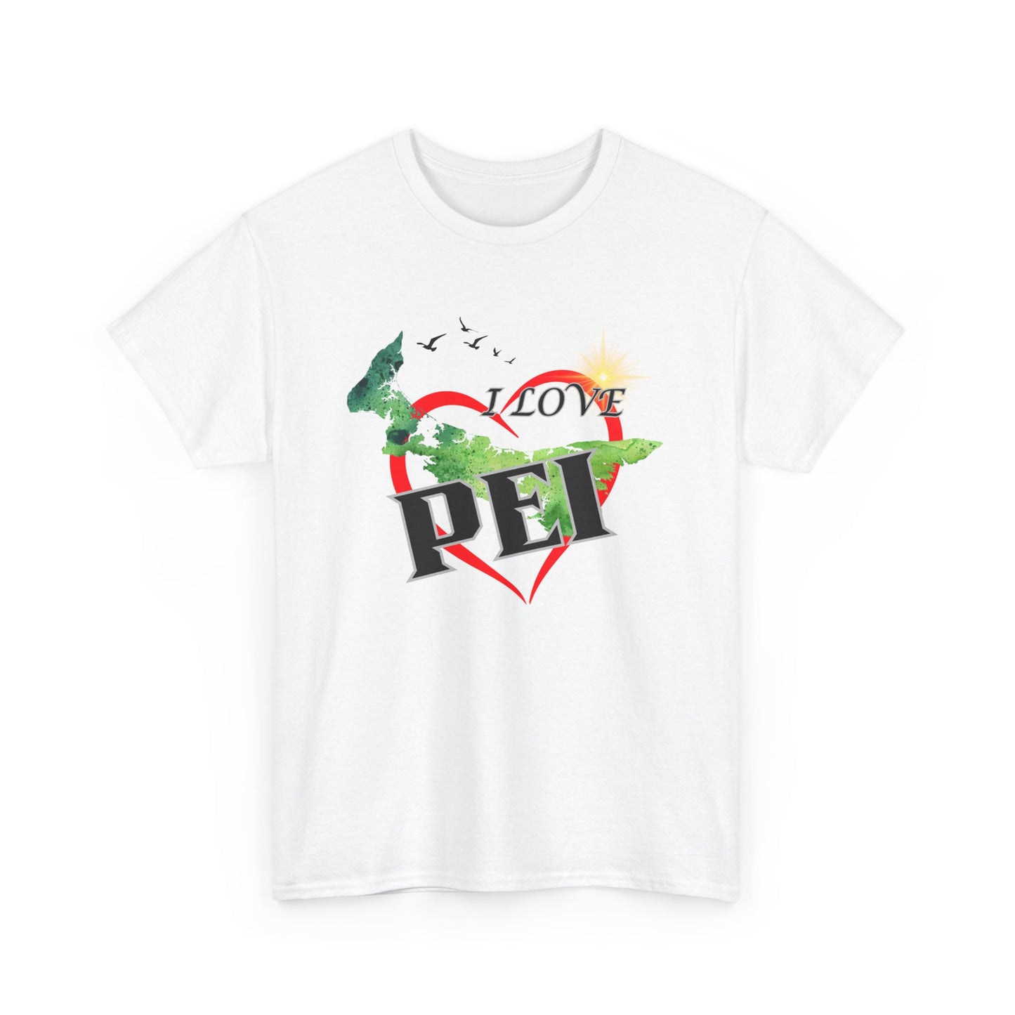 I Love PEI / Canada Unisex Heavy Cotton Tee