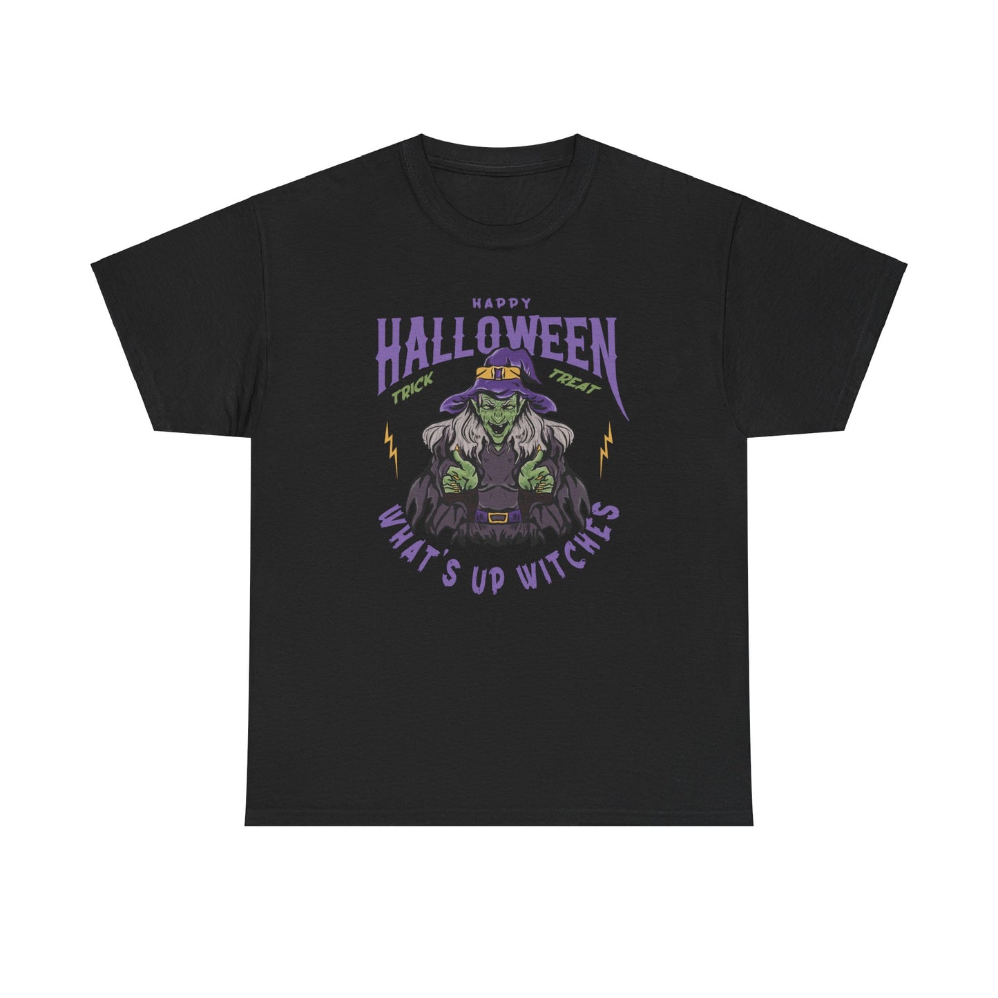 What's up Witches / Halloween Unisex Heavy Cotton Tee