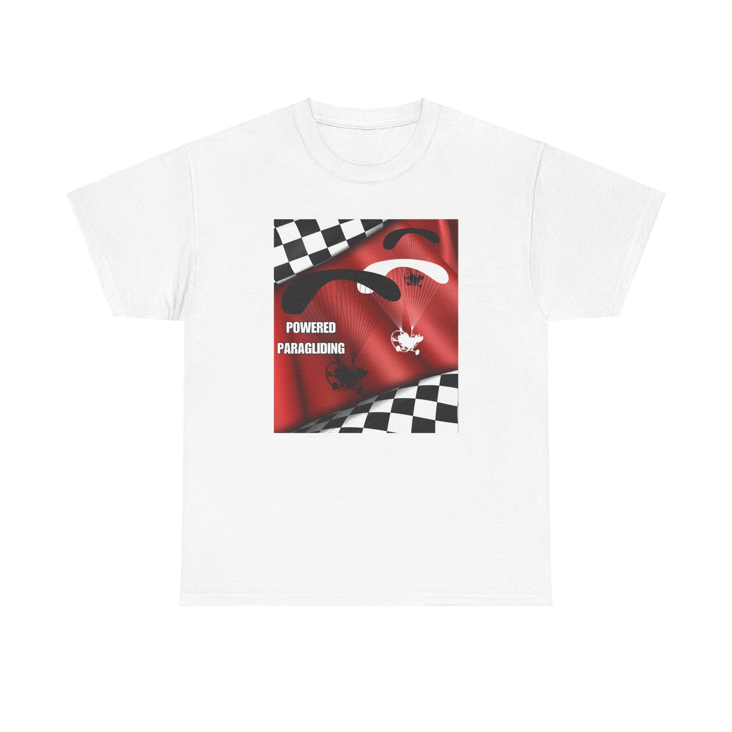 Powered Paragliding Unisex Heavy Cotton Tee