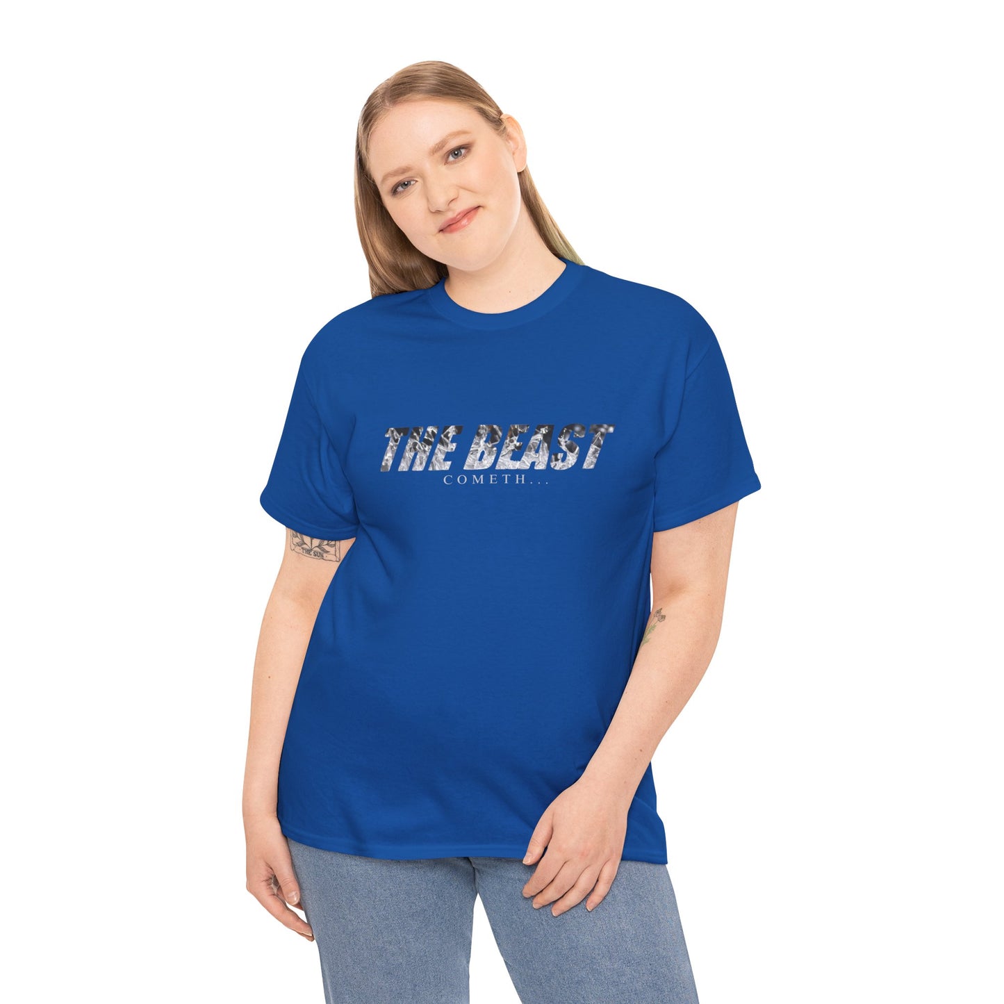 The beast cometh Unisex Heavy Cotton Tee