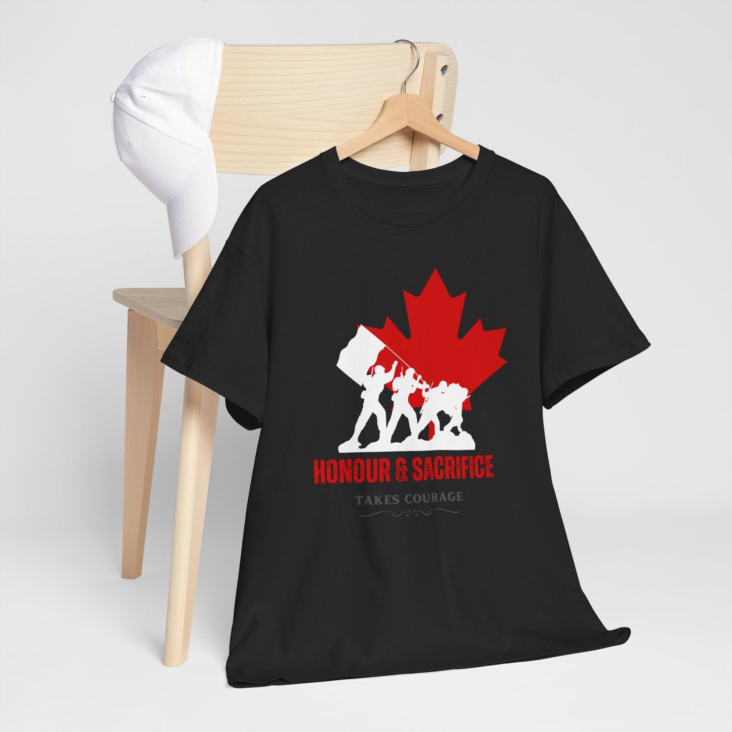 Honour and Courage Unisex Heavy Cotton Tee