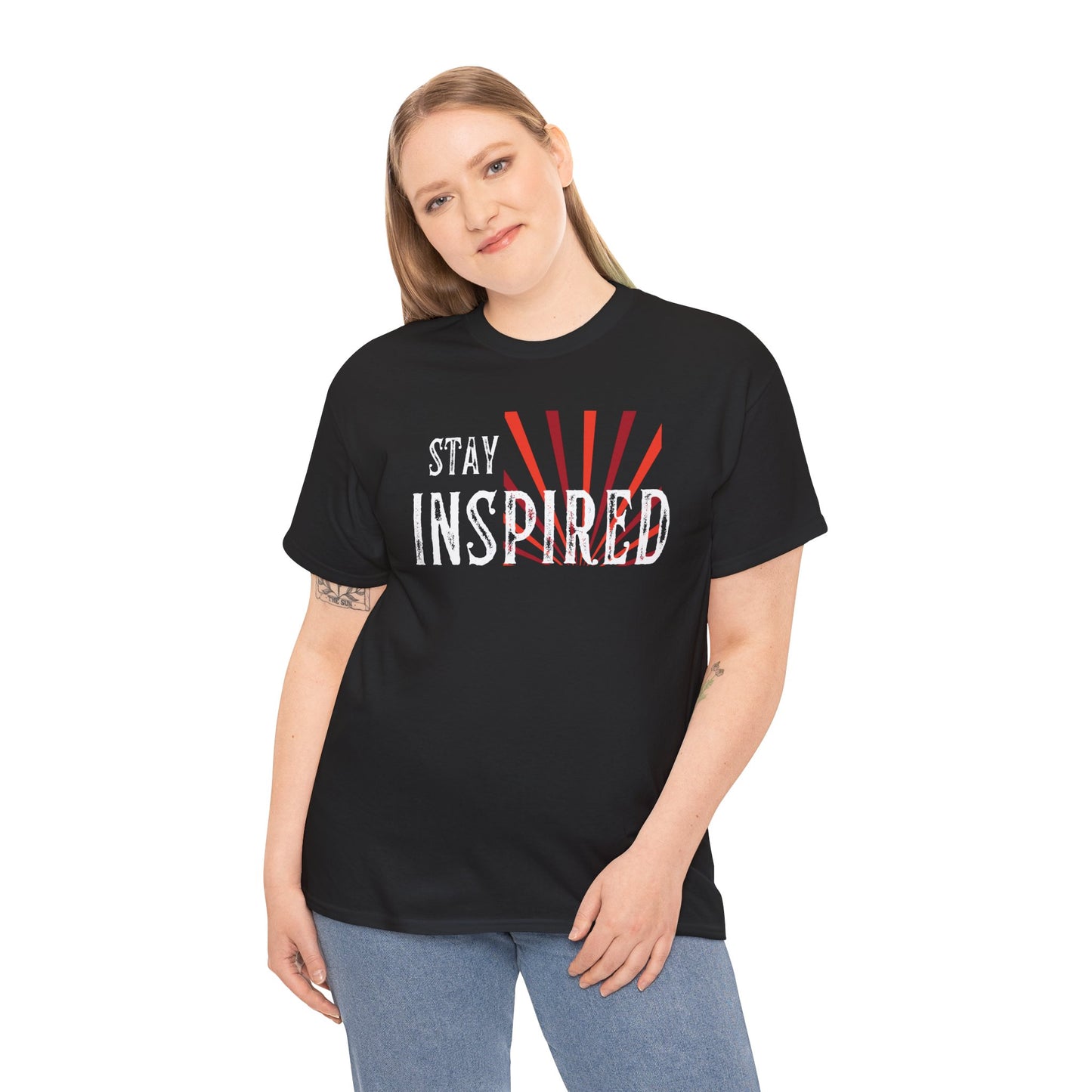 Stay Inspired Unisex Heavy Cotton Tee