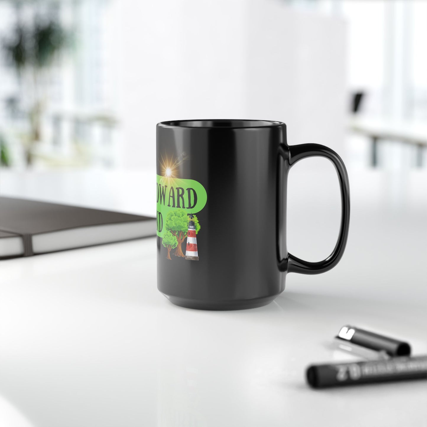 Prince Edward Island / Black Mug, 15oz