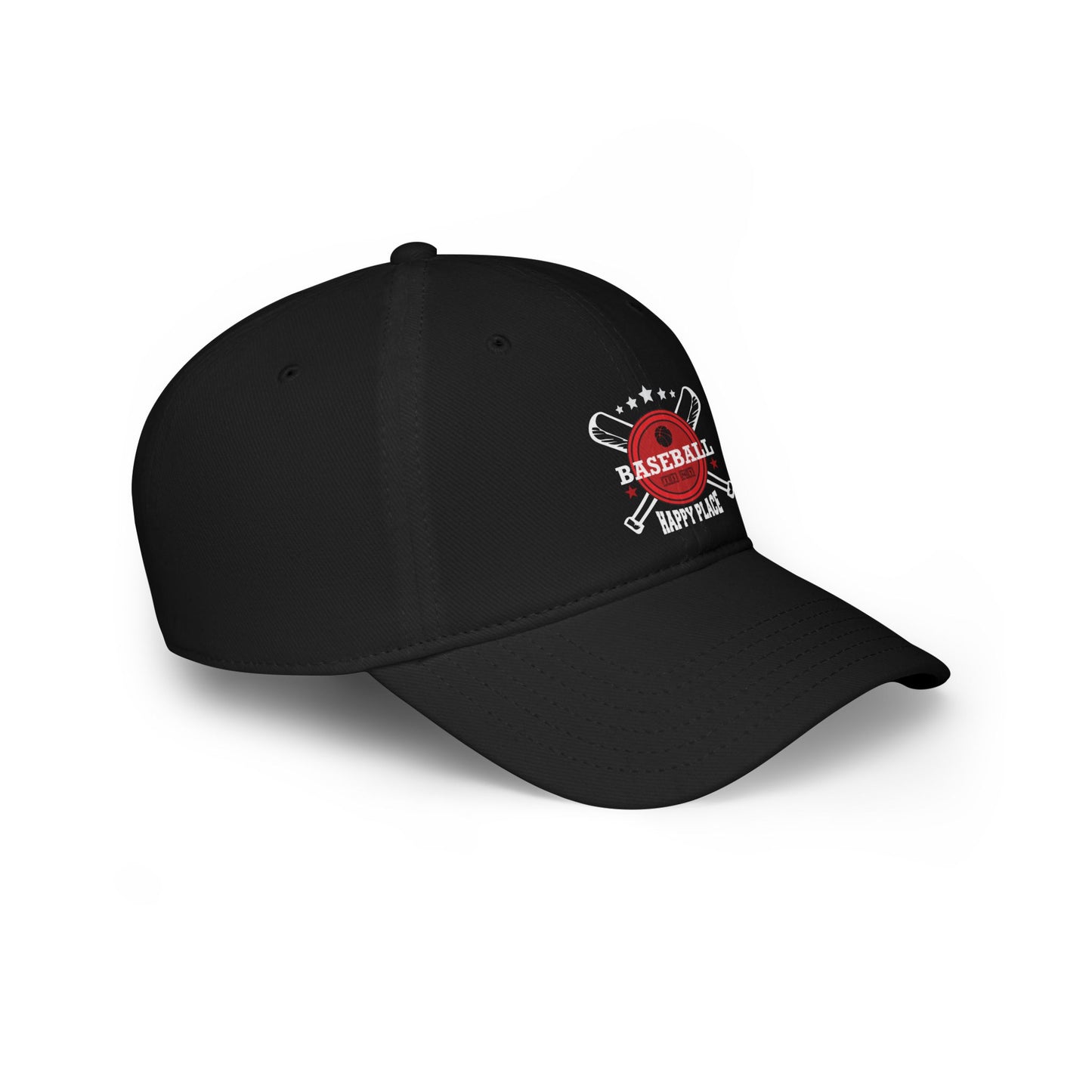 Baseball is my happy place / Low Profile Baseball Cap
