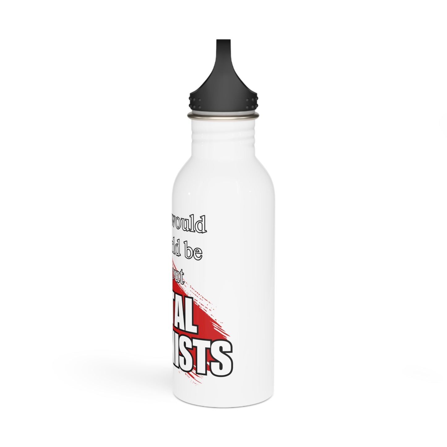 Where would the world be without Dental Hygenists / Stainless Steel Water Bottle