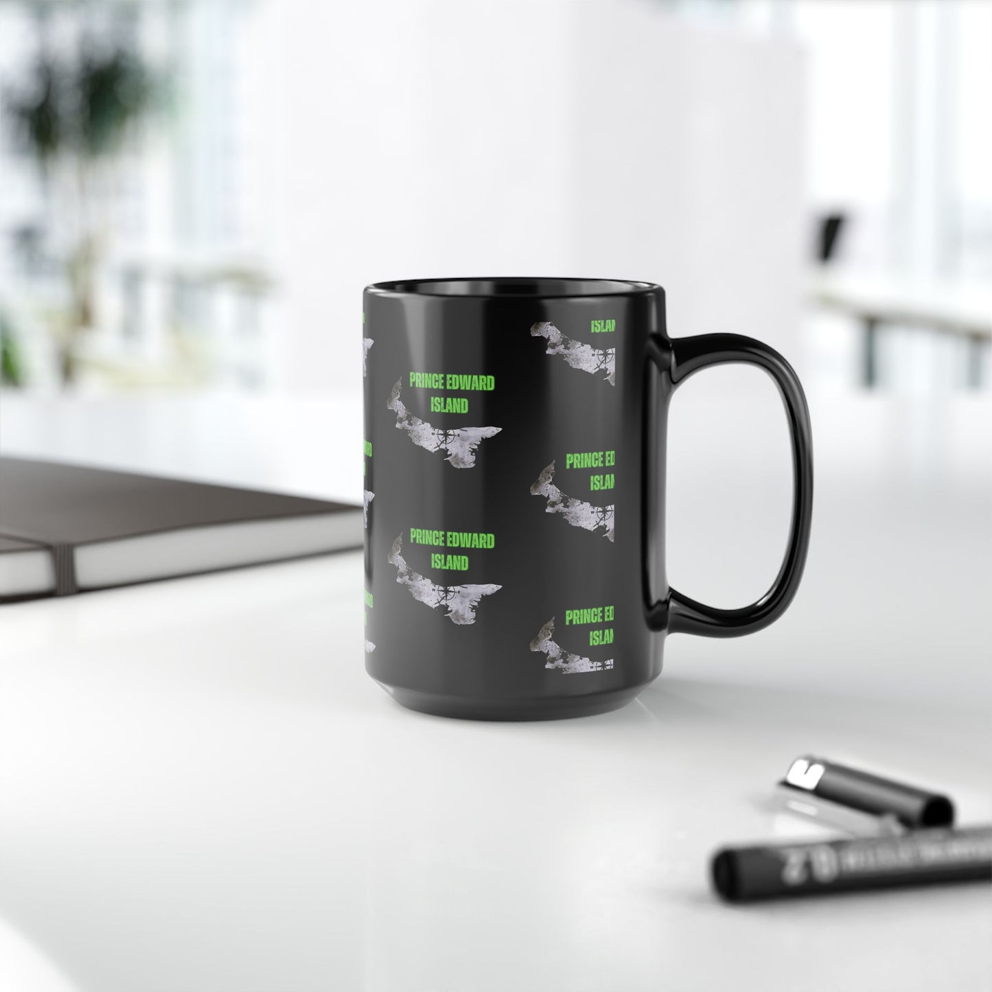 Prince Edward Island / Black Mug, 15oz