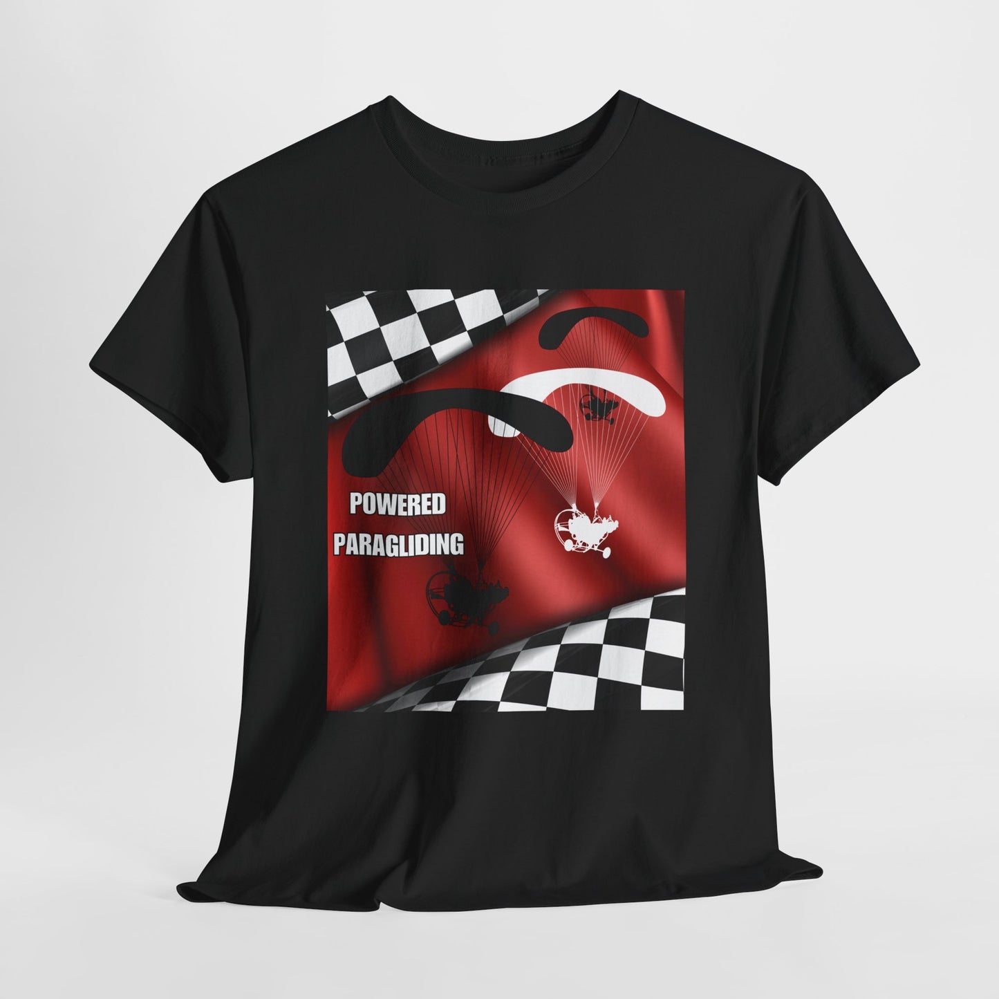 Powered Paragliding Unisex Heavy Cotton Tee